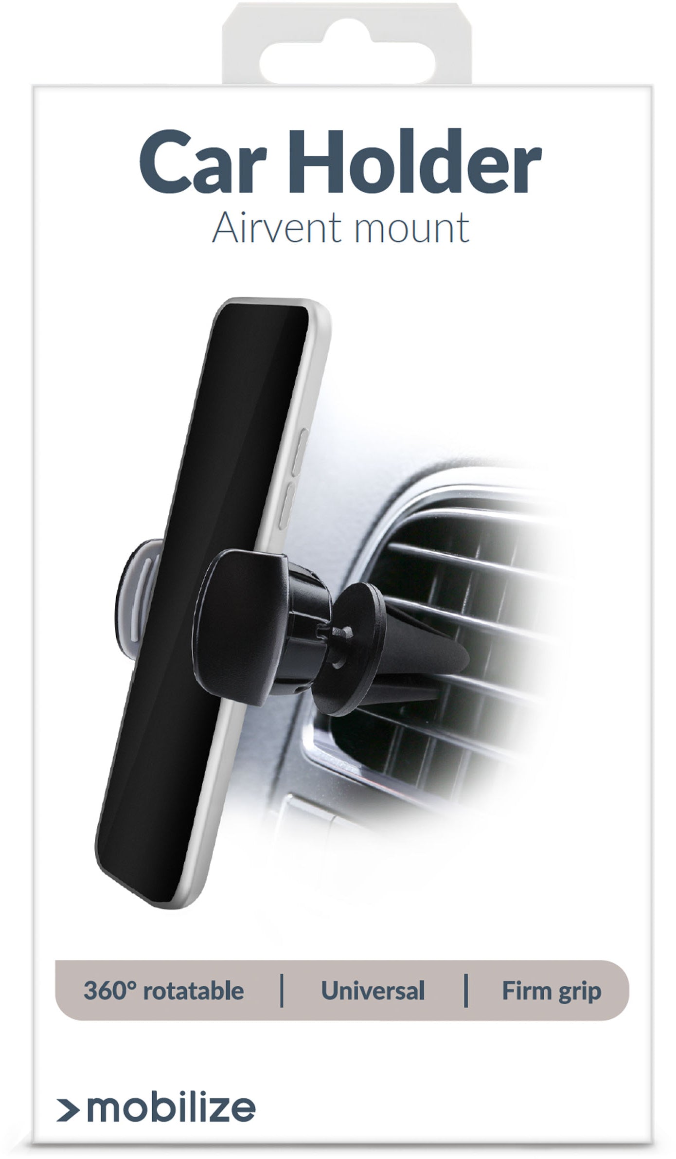 Mobilize Universal Car Holder Air Vent Black