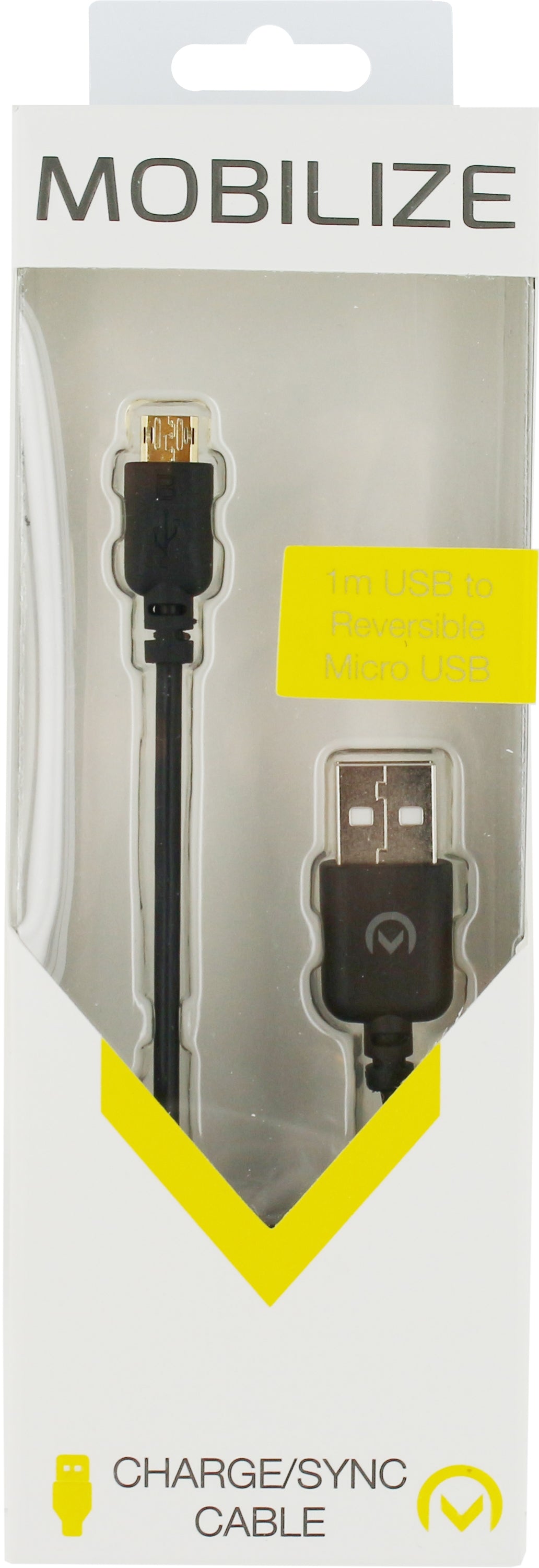 Mobilize Cable Usb To Micro Usb 1M. 12W Black