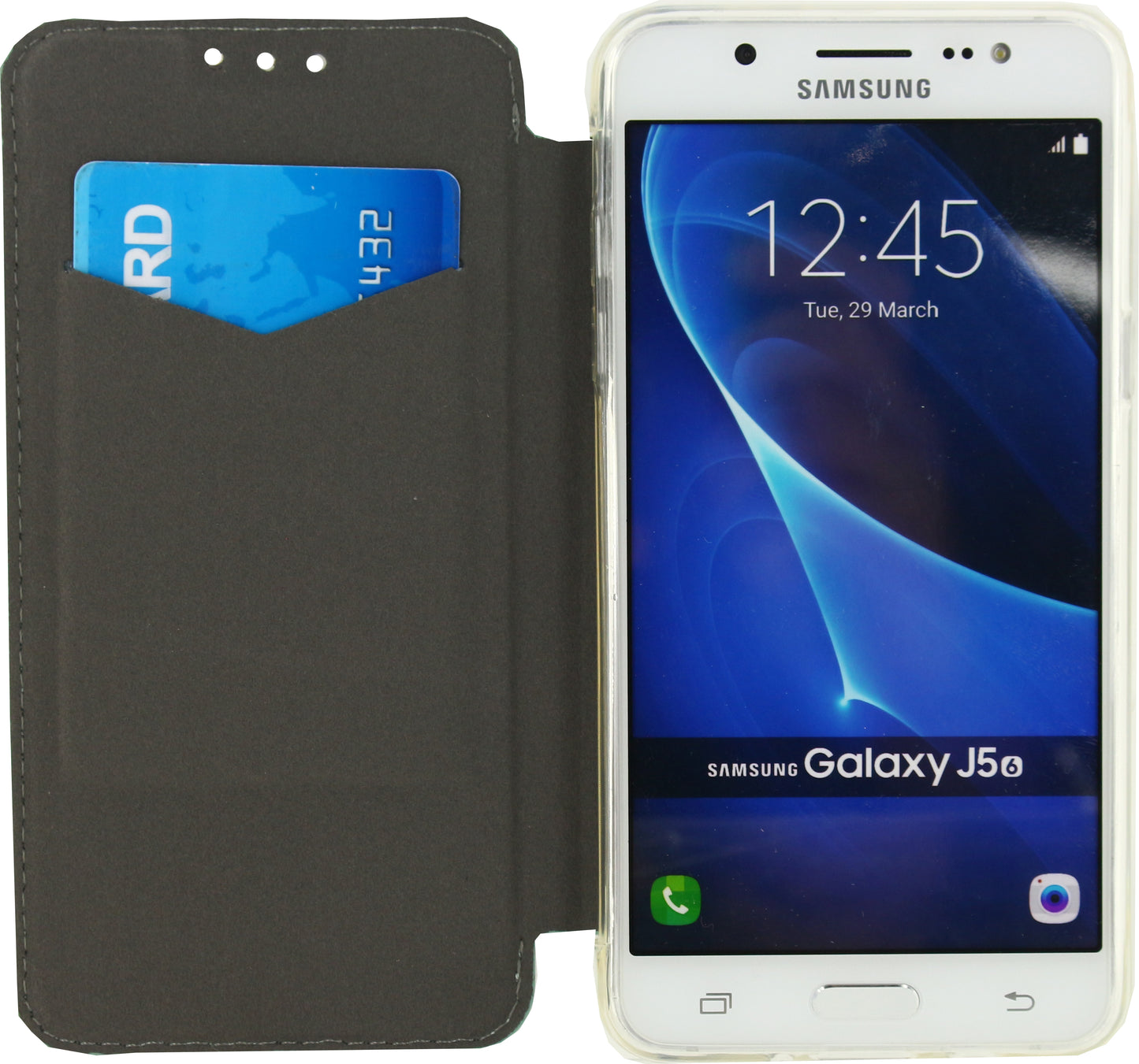 Mobilize Slim Gelly Booklet Samsung Galaxy J5 2016 Soft Snake Creamy Rose