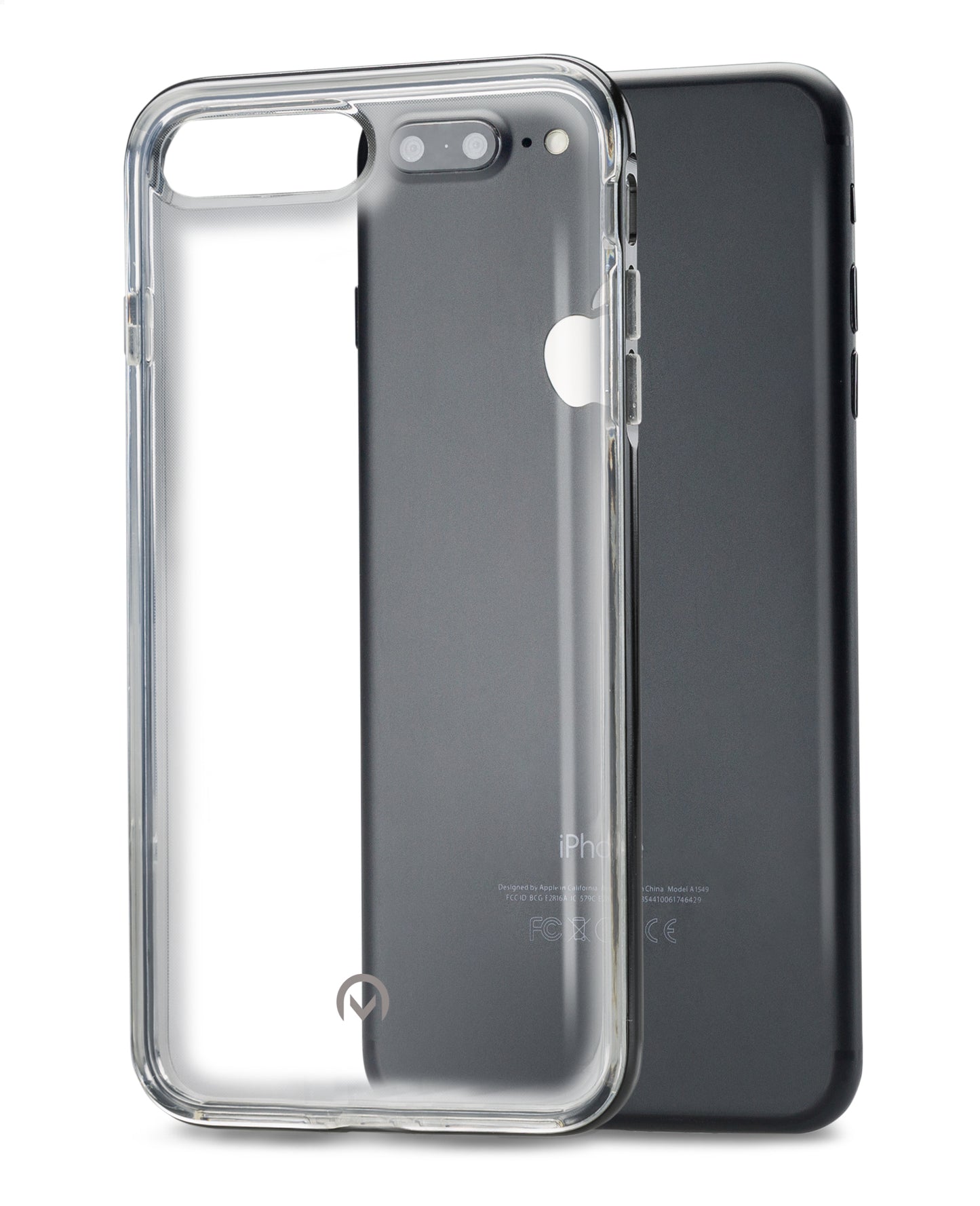 Mobilize Gelly+ Case Apple Iphone 7 Plus/8 Plus Clear/Jet Black