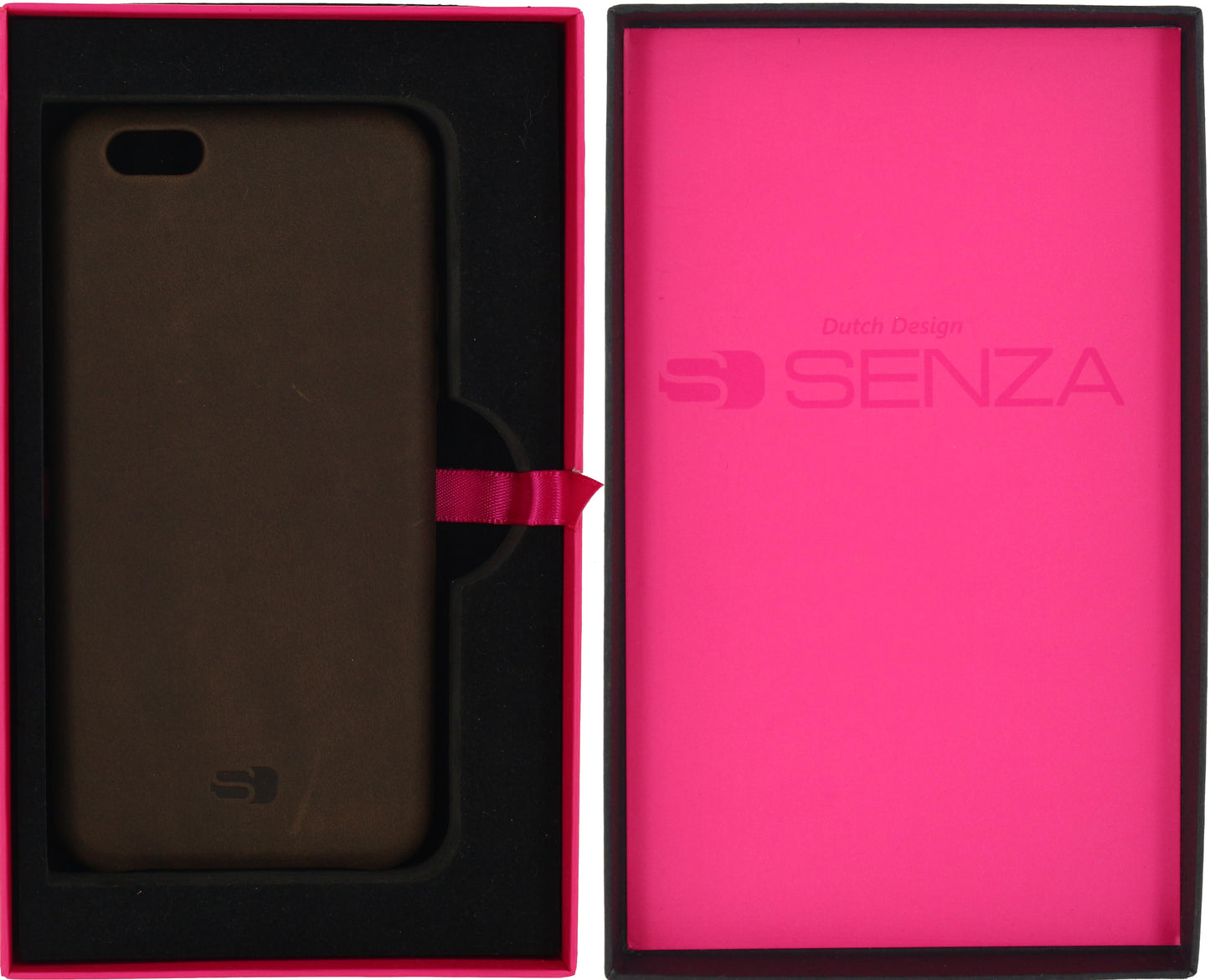 Senza Raw Leather Cover Apple Iphone 6/6S Chestnut Brown