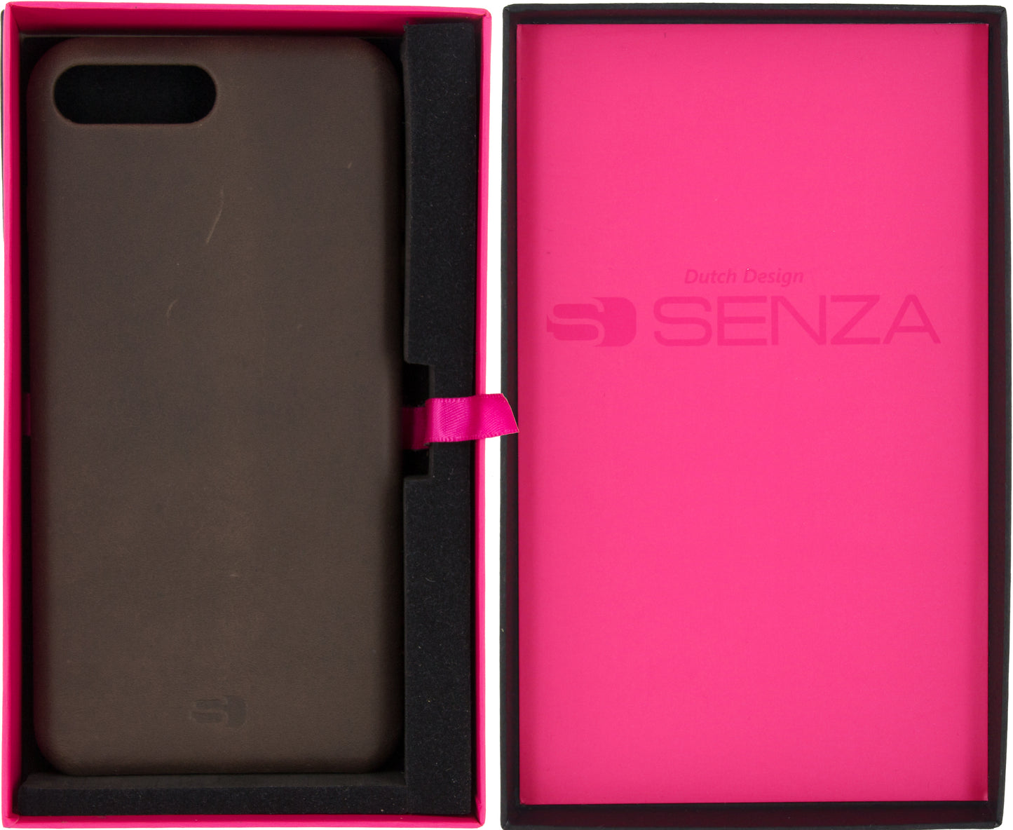 Senza Raw Leather Cover Apple Iphone 7 Plus/8 Plus Chestnut Brown