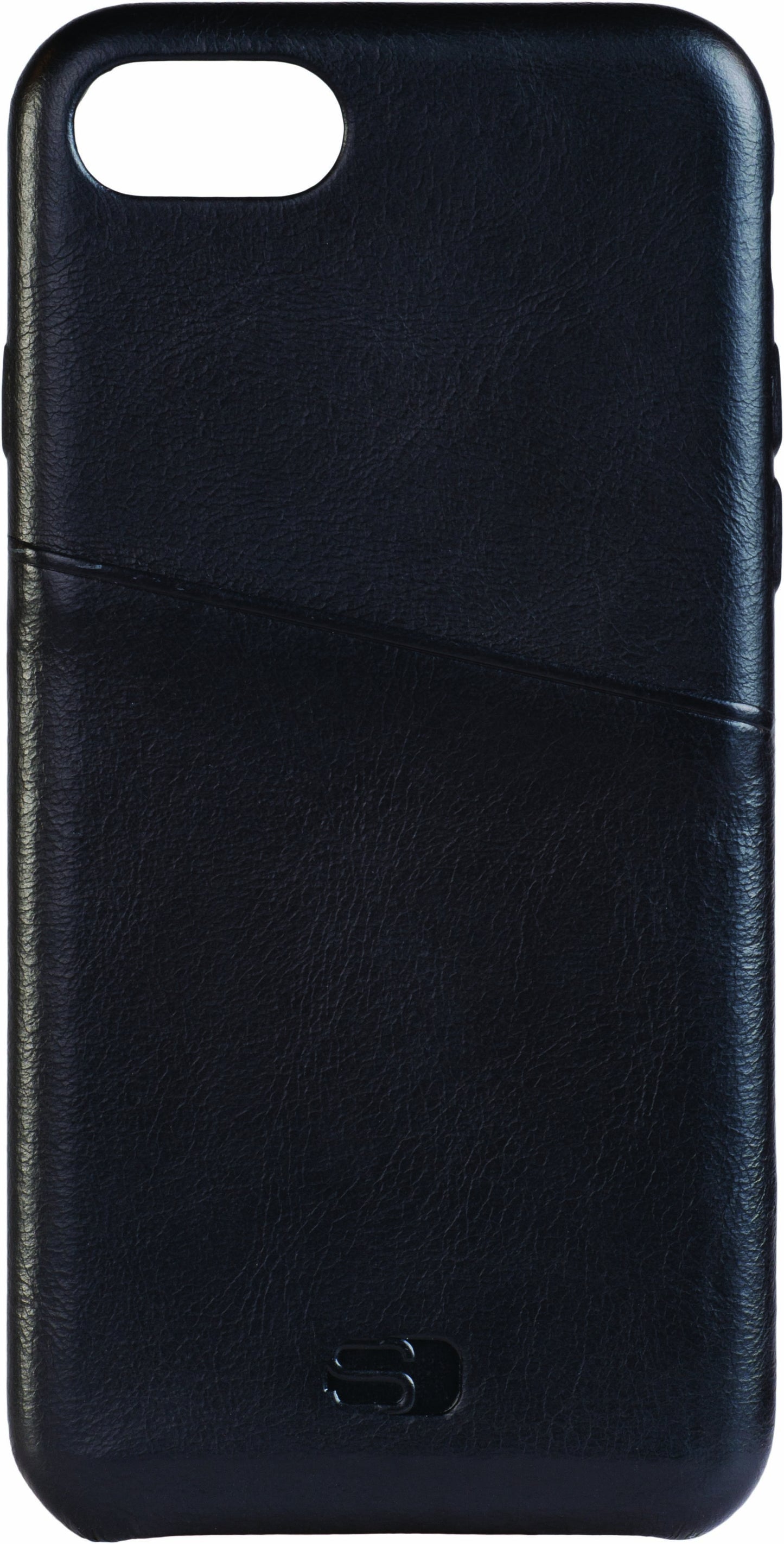 Senza Pure Leather Cover With Card Slot Apple Iphone 7/8/Se (2020/2022) Deep Black