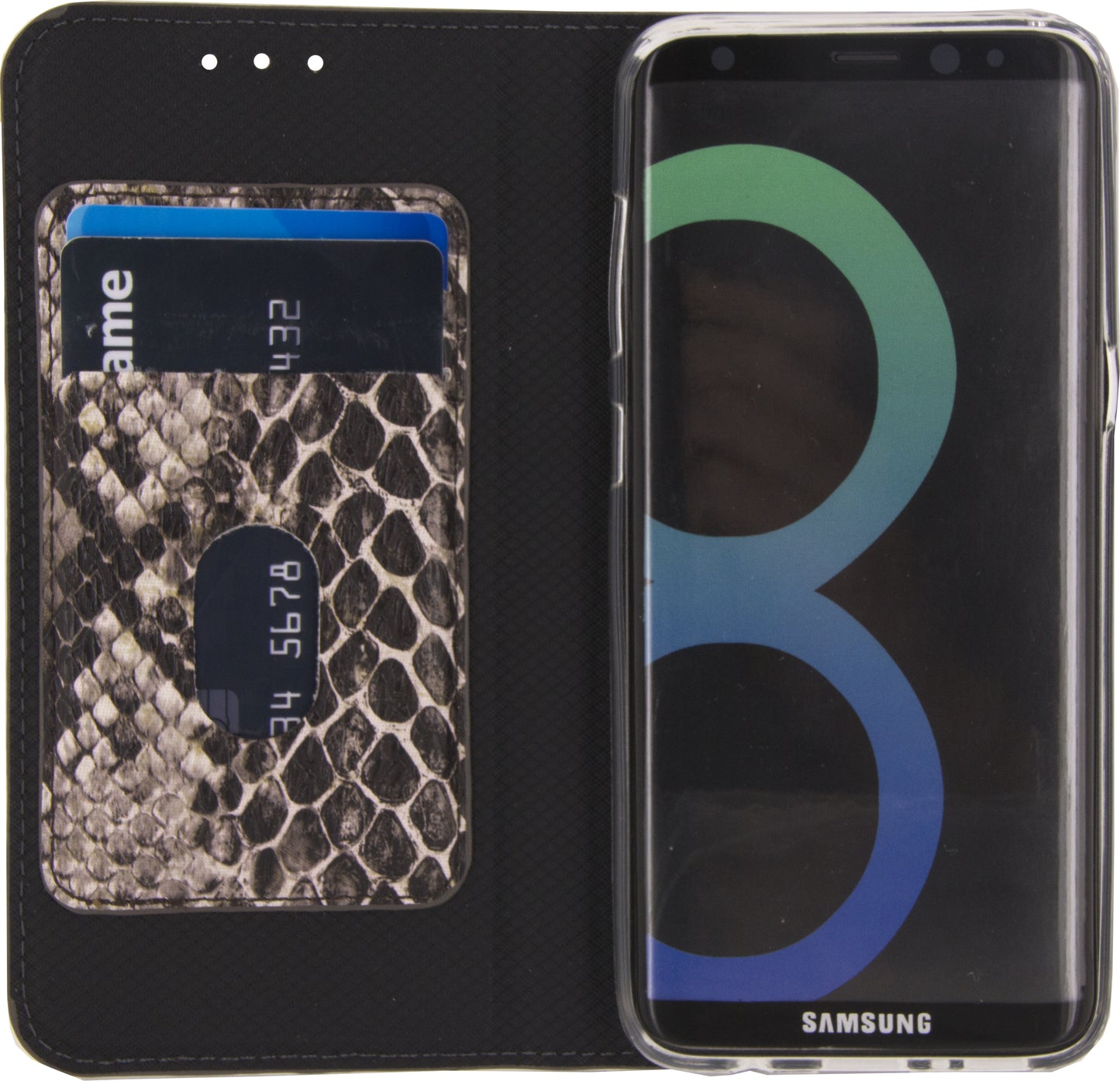 Mobilize Special Premium Gelly Book Case Samsung Galaxy S8 Snake Brown