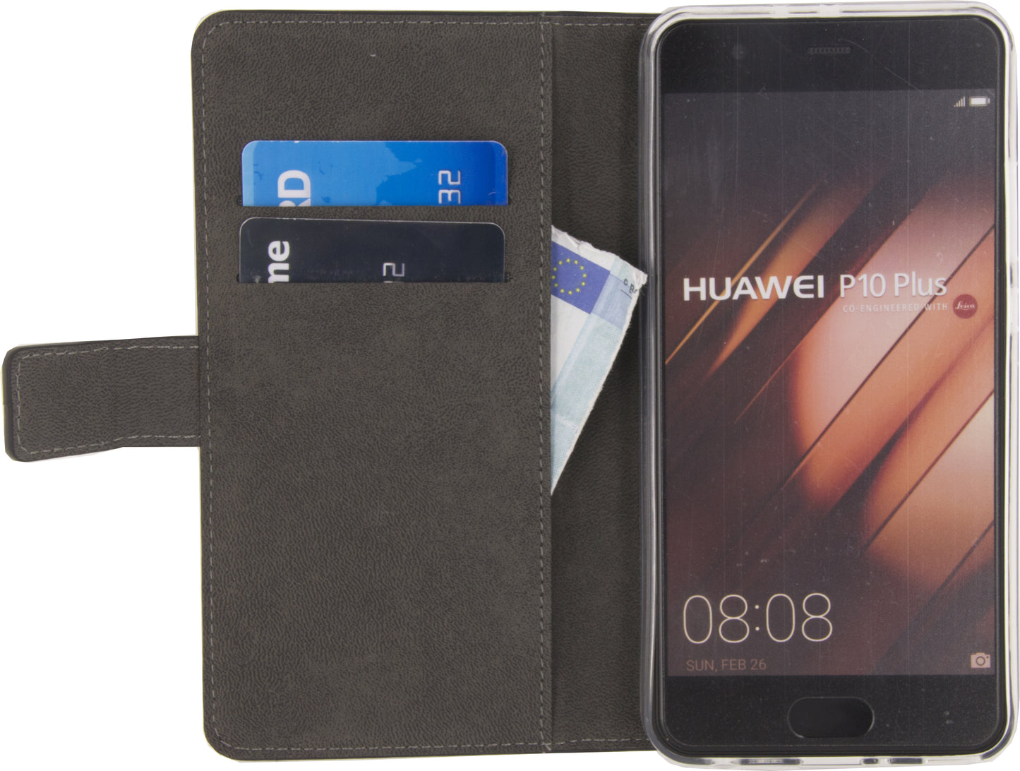Mobilize Classic Gelly Wallet Book Case Huawei P10 Plus Black