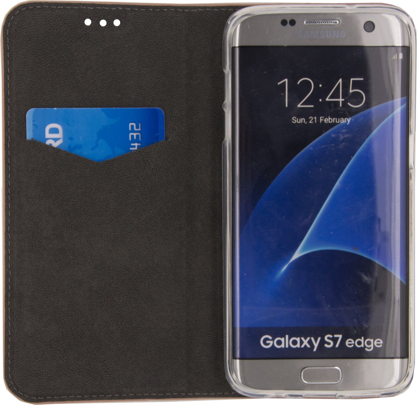 Mobilize Premium Gelly Book Case Samsung Galaxy S7 Edge Soft Pink