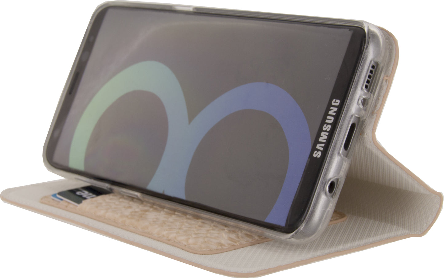 Mobilize Special Premium Gelly Book Case Samsung Galaxy S8 Snake Light Peach