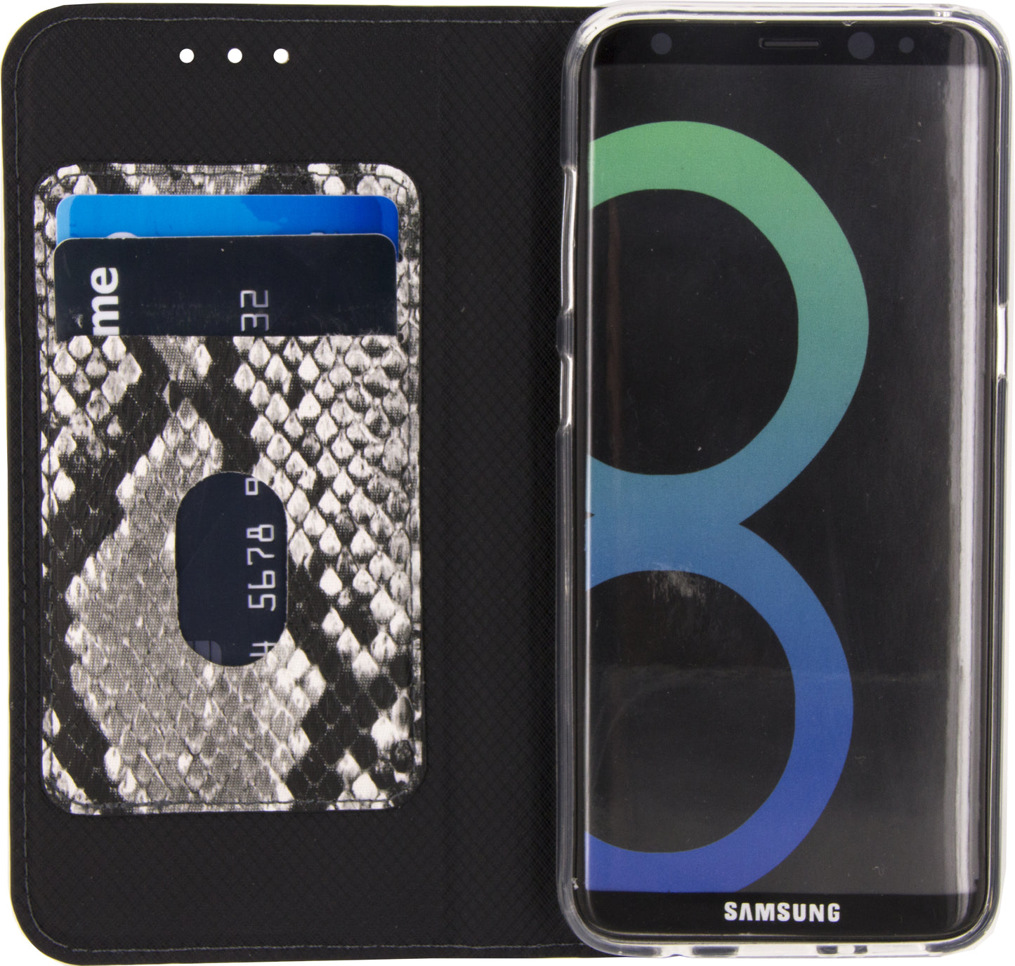 Mobilize Special Premium Gelly Book Case Samsung Galaxy S8+ Snake Black