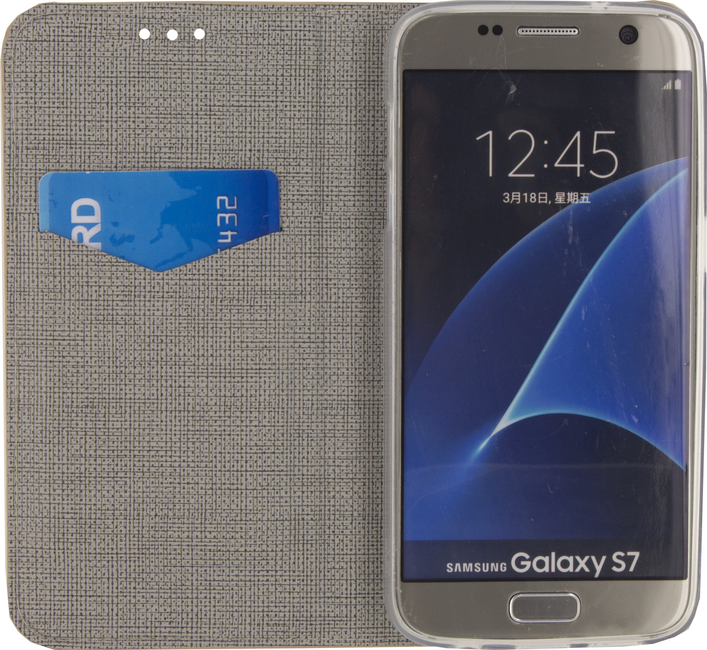 Mobilize Premium Gelly Book Case Samsung Galaxy S7 Alligator Peanut Brown