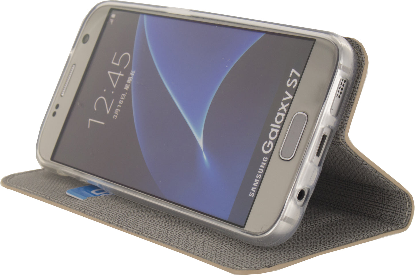 Mobilize Premium Gelly Book Case Samsung Galaxy S7 Alligator Peanut Brown