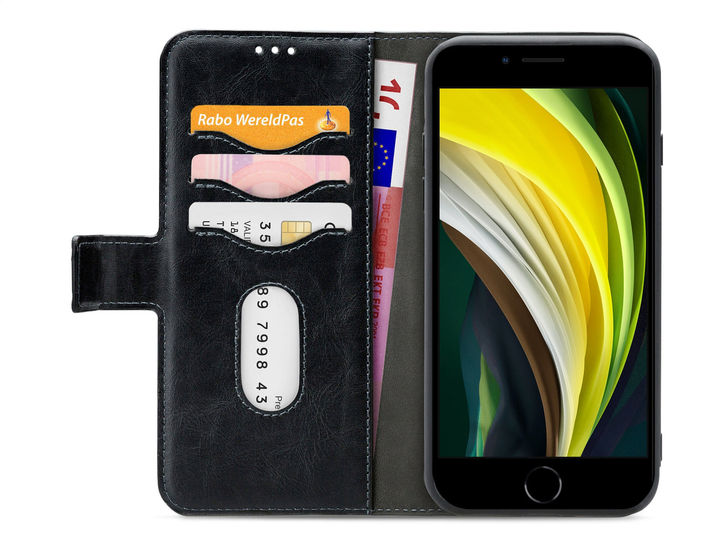 Mobilize 2In1 Gelly Wallet Case Apple Iphone 7/8/Se (2020/2022) Black
