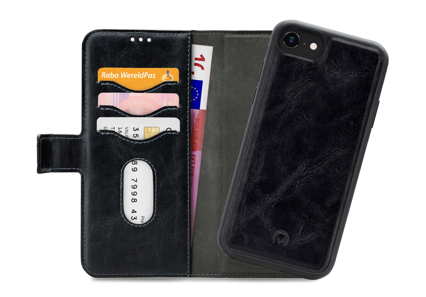 Mobilize 2In1 Gelly Wallet Case Apple Iphone 7/8/Se (2020/2022) Black