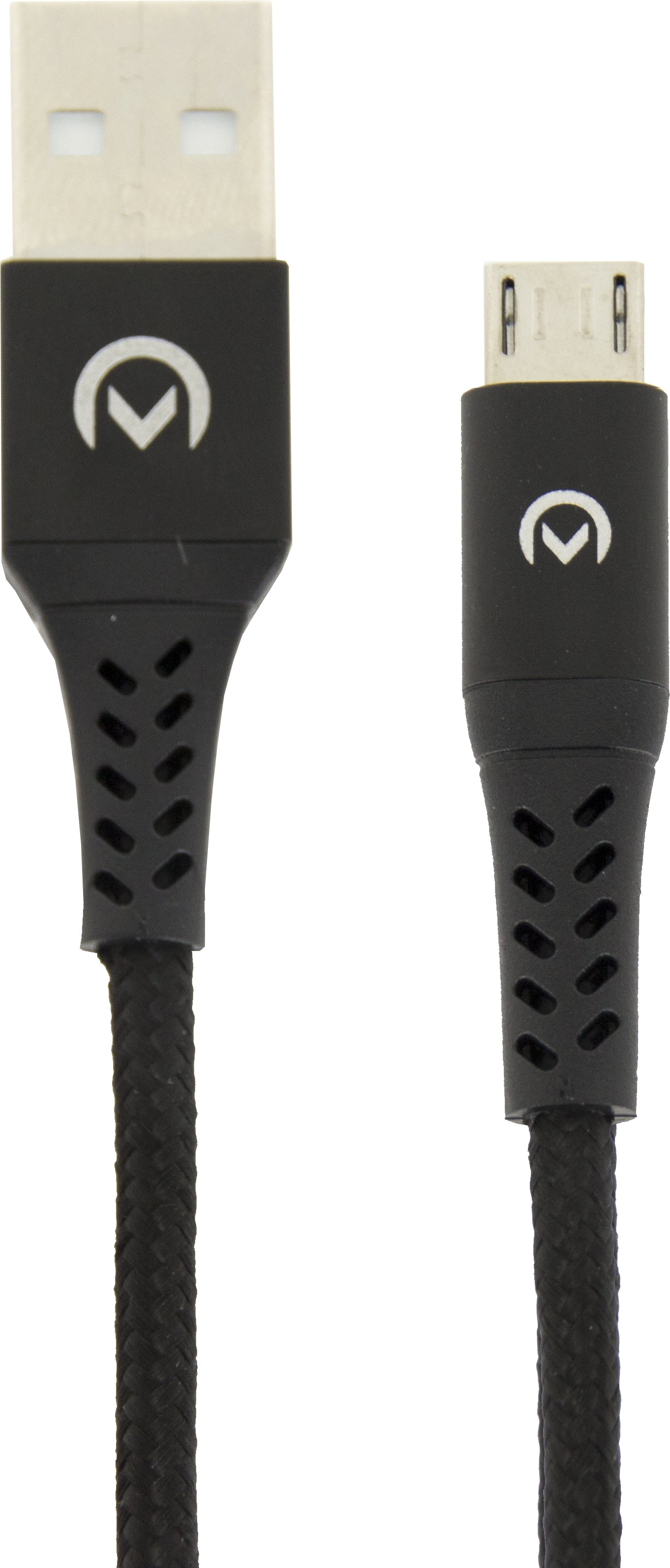 Mobilize Strong Nylon Cable Usb To Micro Usb 1M. 12W Black