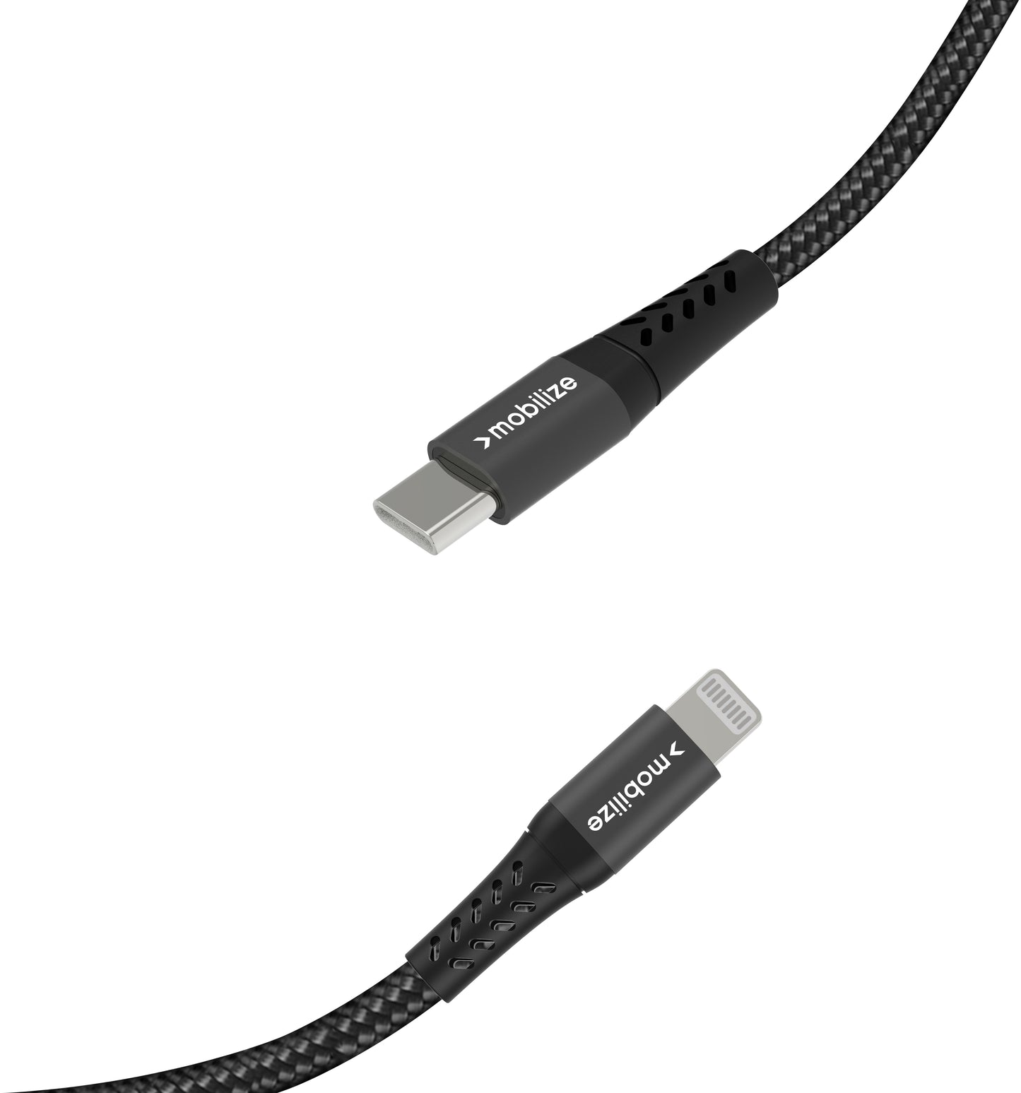 Mobilize Strong Nylon Cable Usb-C To Mfi Lightning 1M. 60W Black