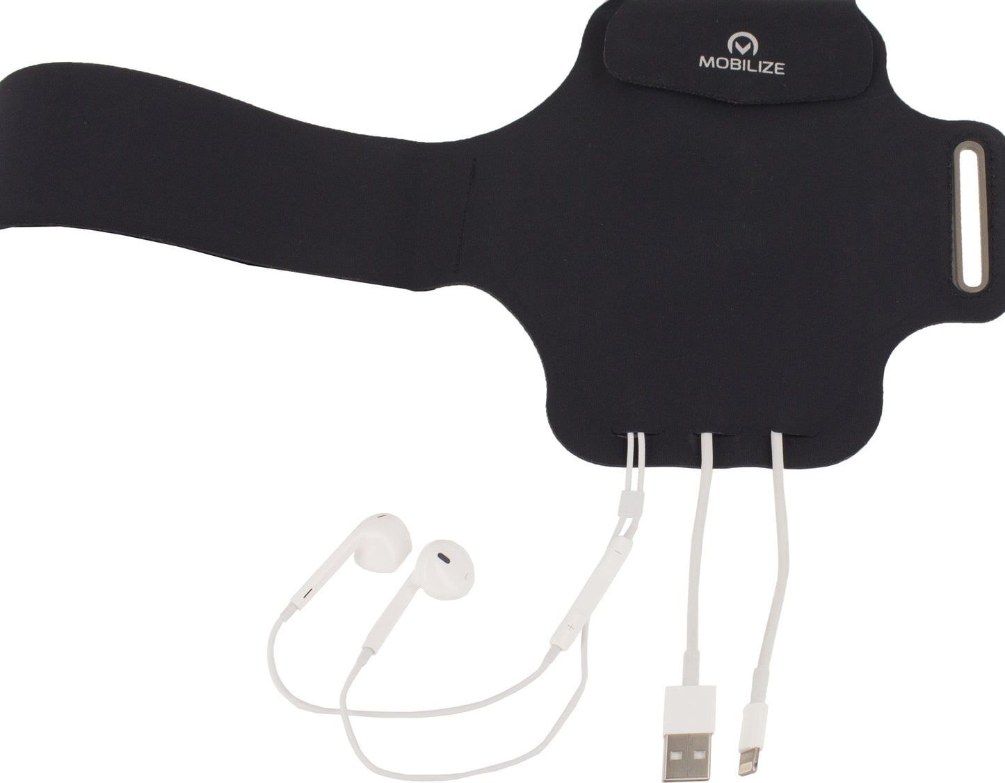 Mobilize Premium Universal Lycra Arm Strap 5" Black
