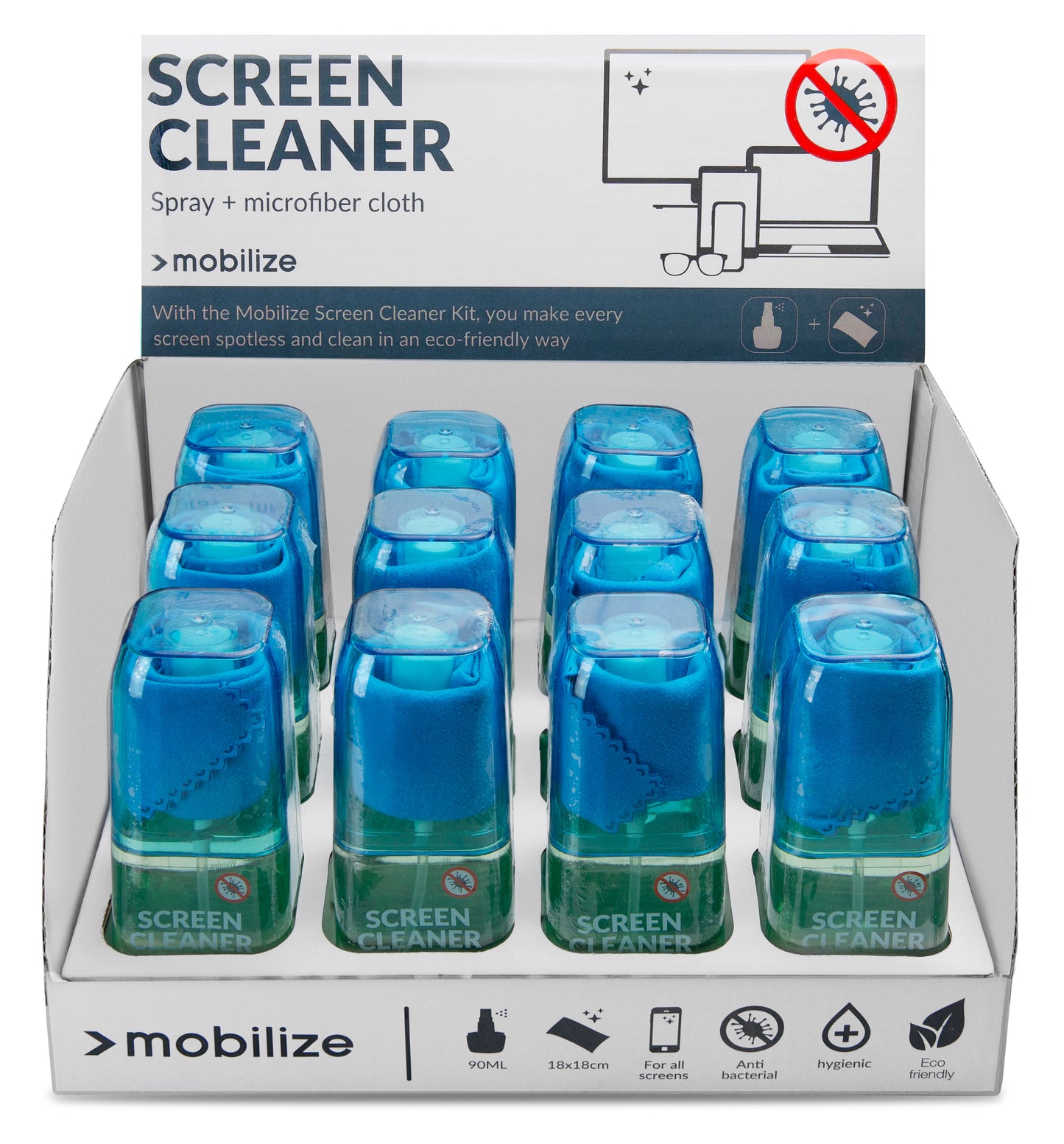 Mobilize Screen Cleaner Display