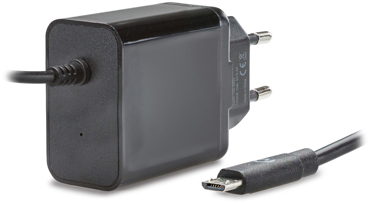 Mobilize Wall Charger Micro Usb 12W 1M. Black