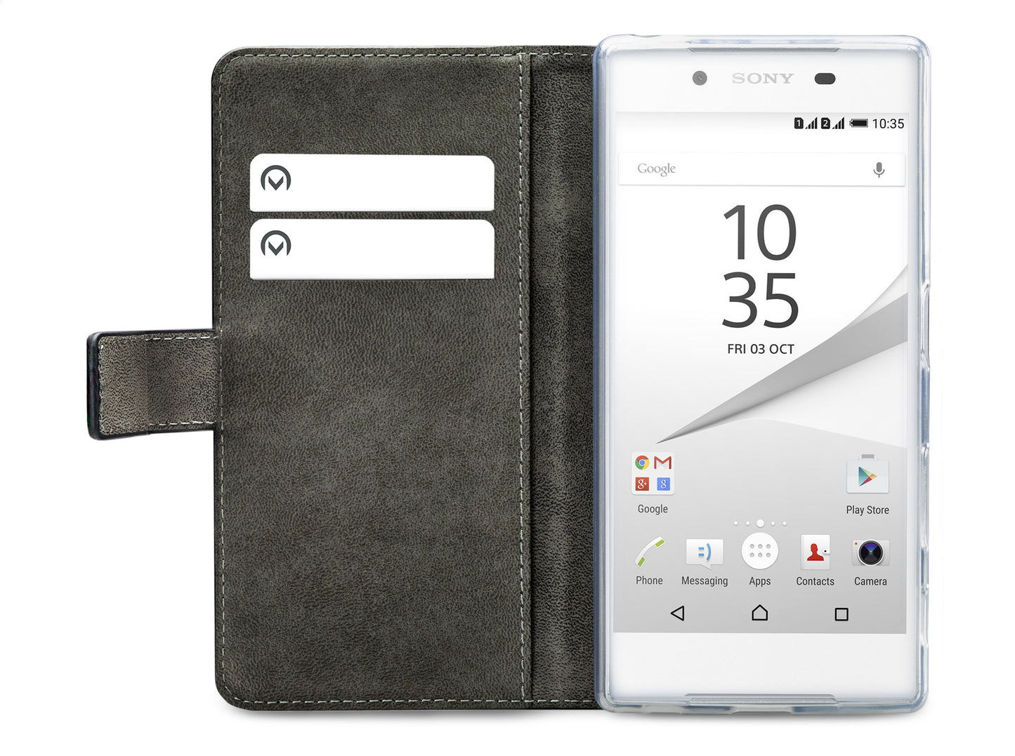 Mobilize Classic Gelly Wallet Book Case Sony Xperia Z5 Black