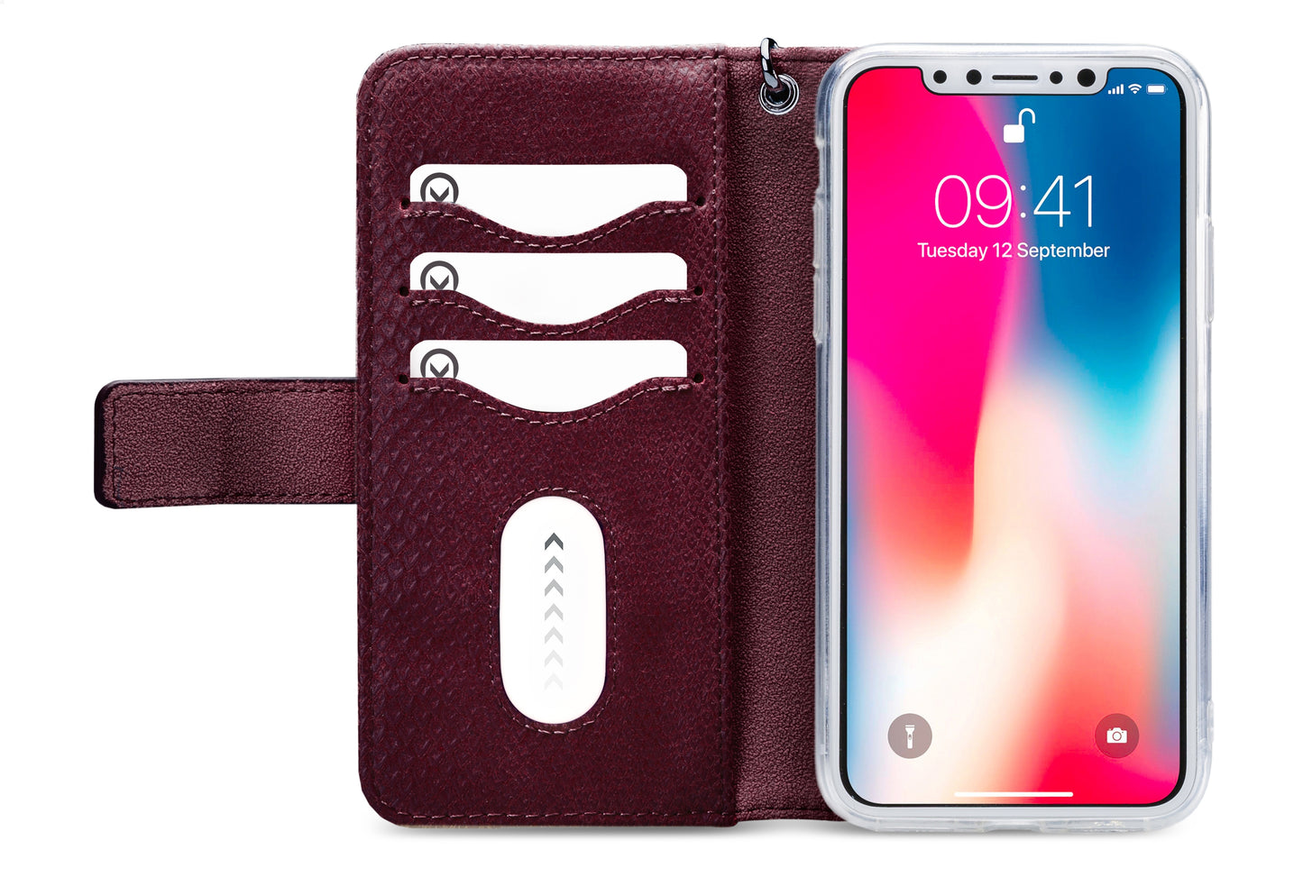 Mobilize 2In1 Gelly Zipper Case Apple Iphone Xs Max Bordeaux