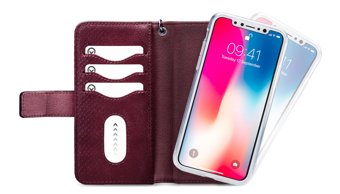 Mobilize 2In1 Gelly Zipper Case Apple Iphone Xs Max Bordeaux