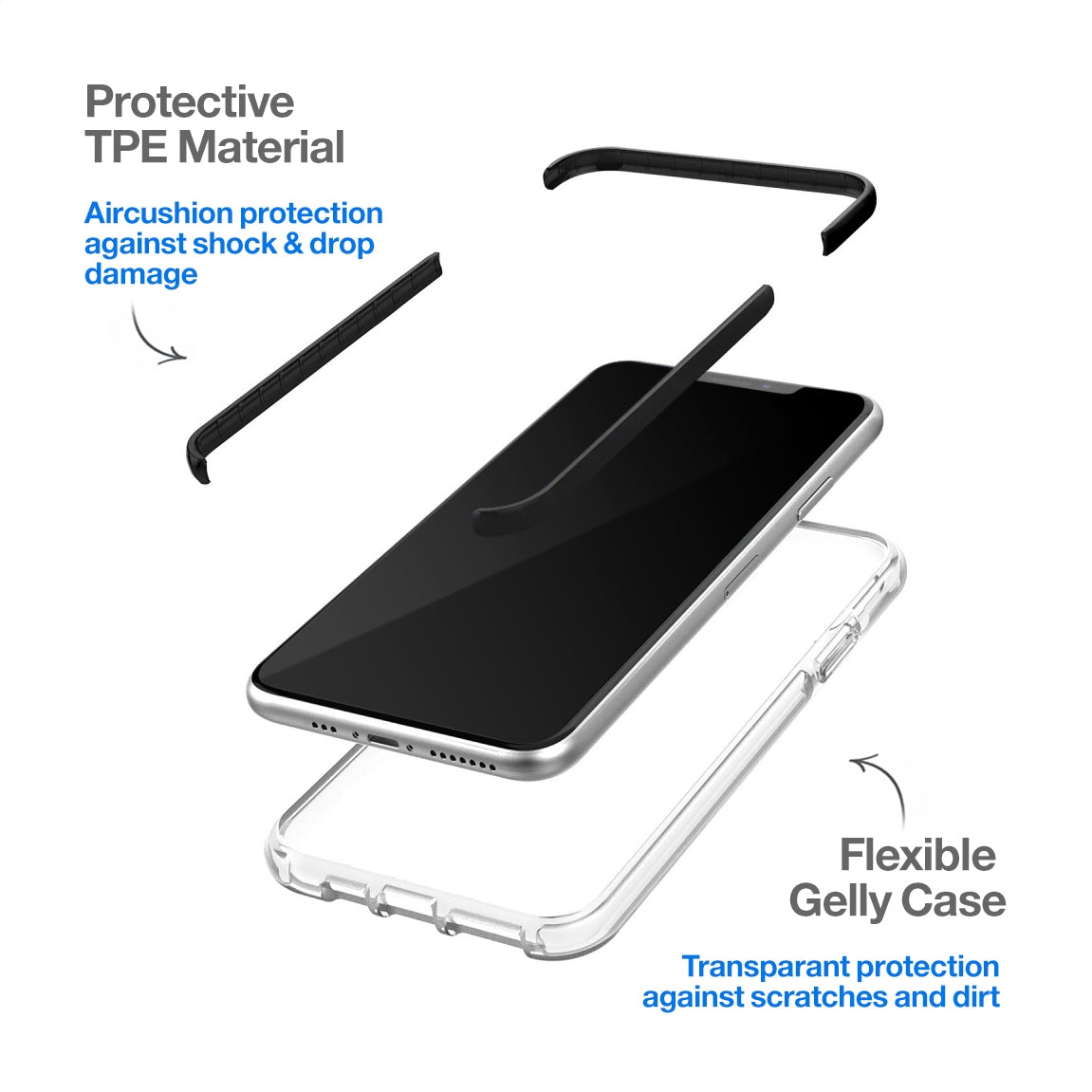 Mobilize Shatterproof Case Samsung Galaxy J6 2018 Black