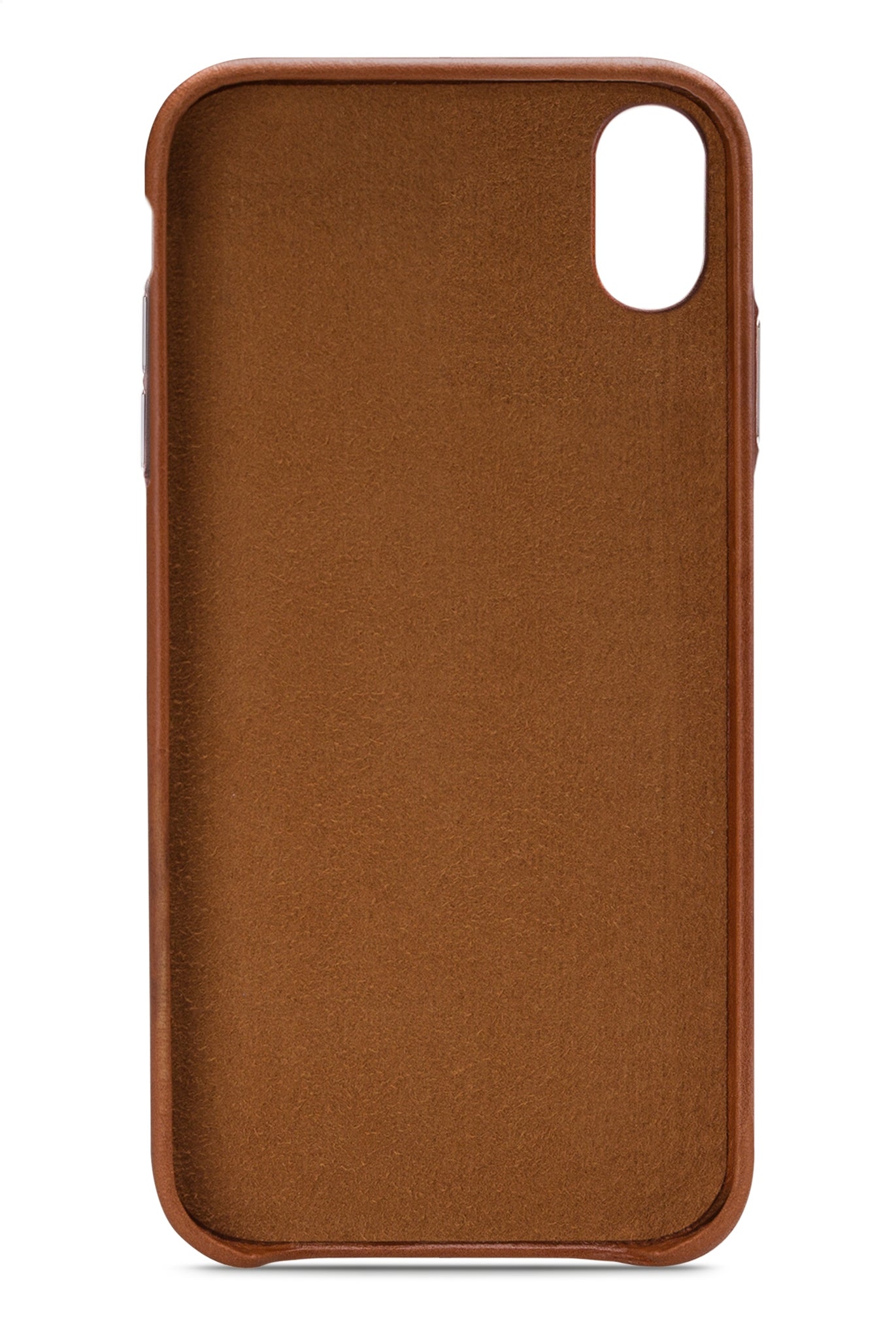 Senza Desire Leather Cover With Card Slot Apple Iphone Xs Max Burned Cognac