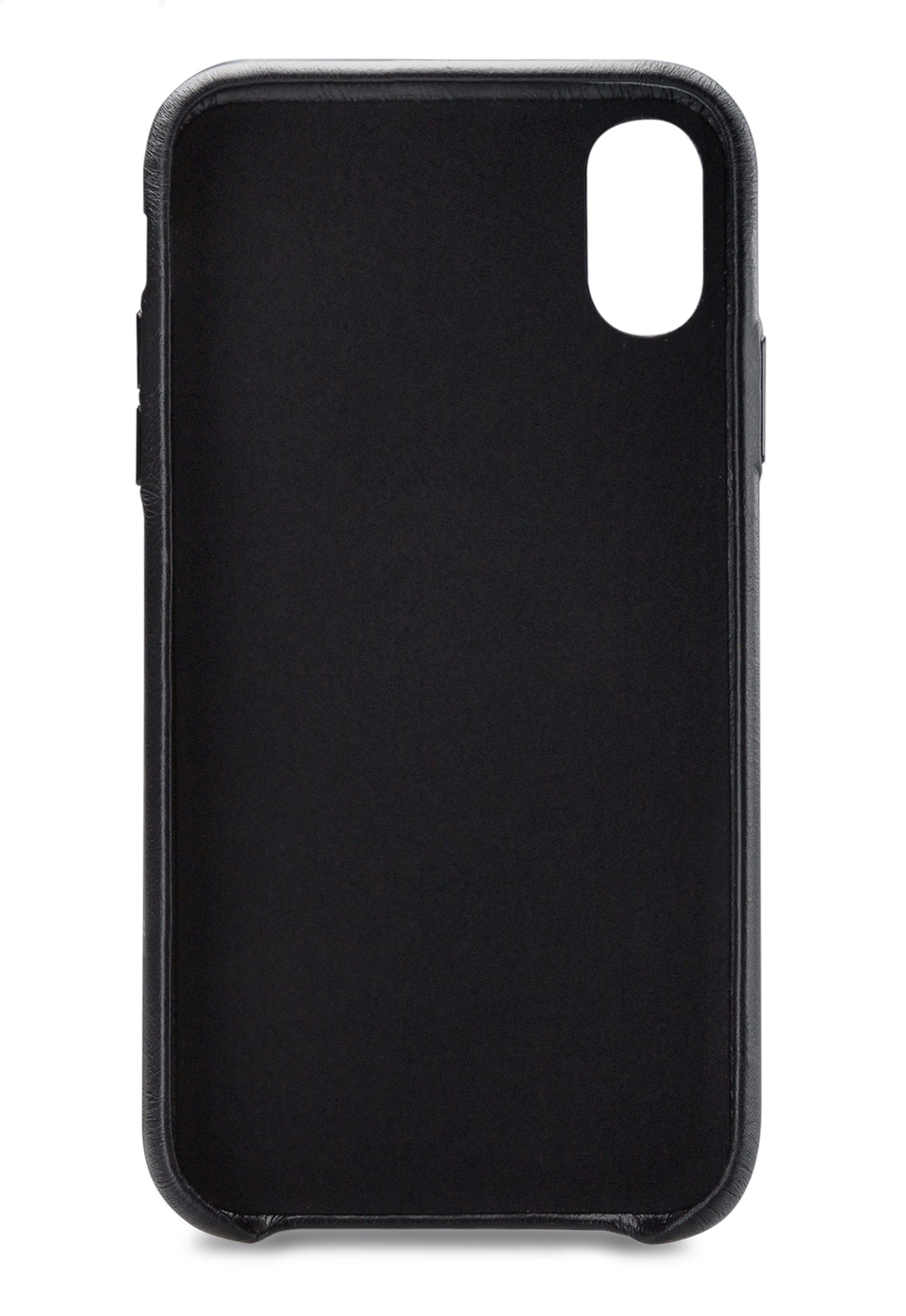 Senza Pure Leather Cover Apple Iphone Xs Max Deep Black