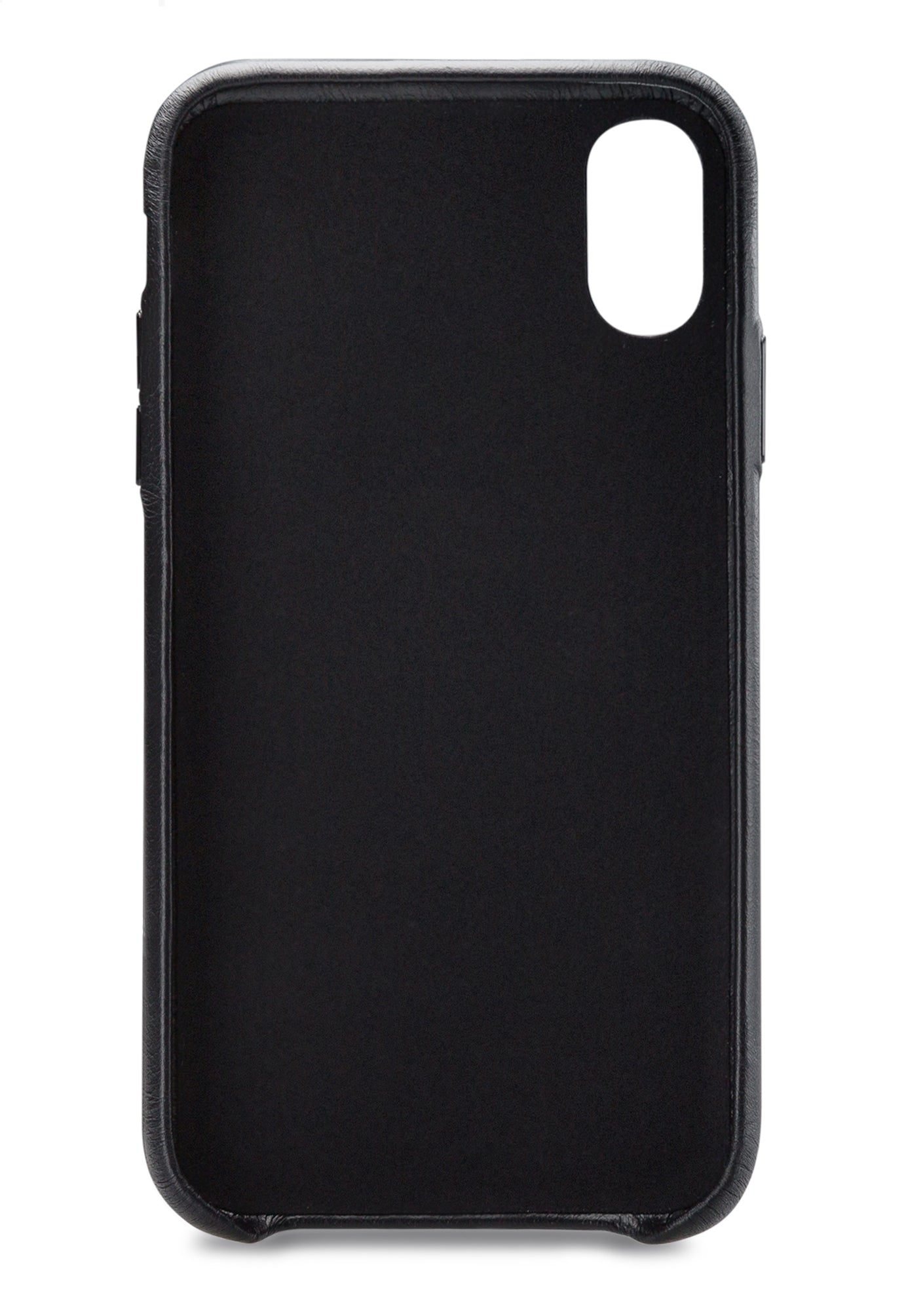 Senza Pure Leather Cover With Card Slot Apple Iphone Xs Max Deep Black