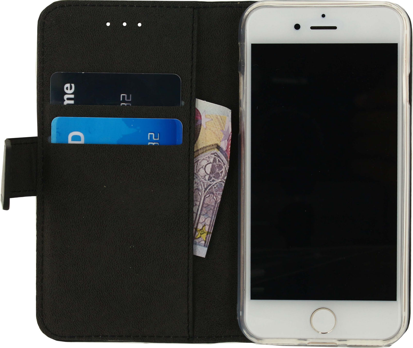 Mobilize Classic Gelly Wallet Book Case Apple Iphone 6/6S/7/8/Se (2020/2022) Black
