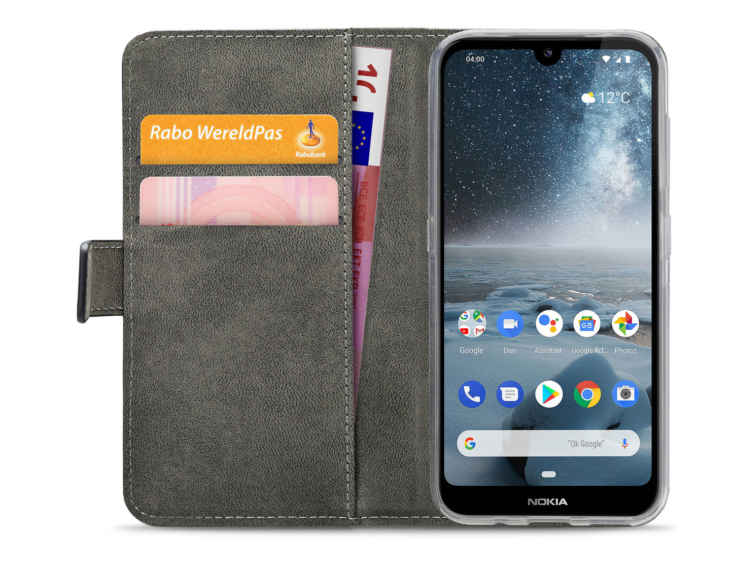 Mobilize Classic Gelly Wallet Book Case Nokia 4.2 Black