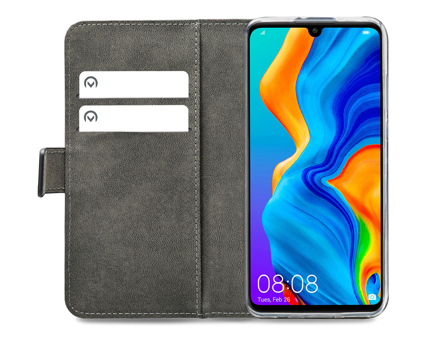 Mobilize Classic Gelly Wallet Book Case Huawei P30 Lite/P30 Lite New Edition Black