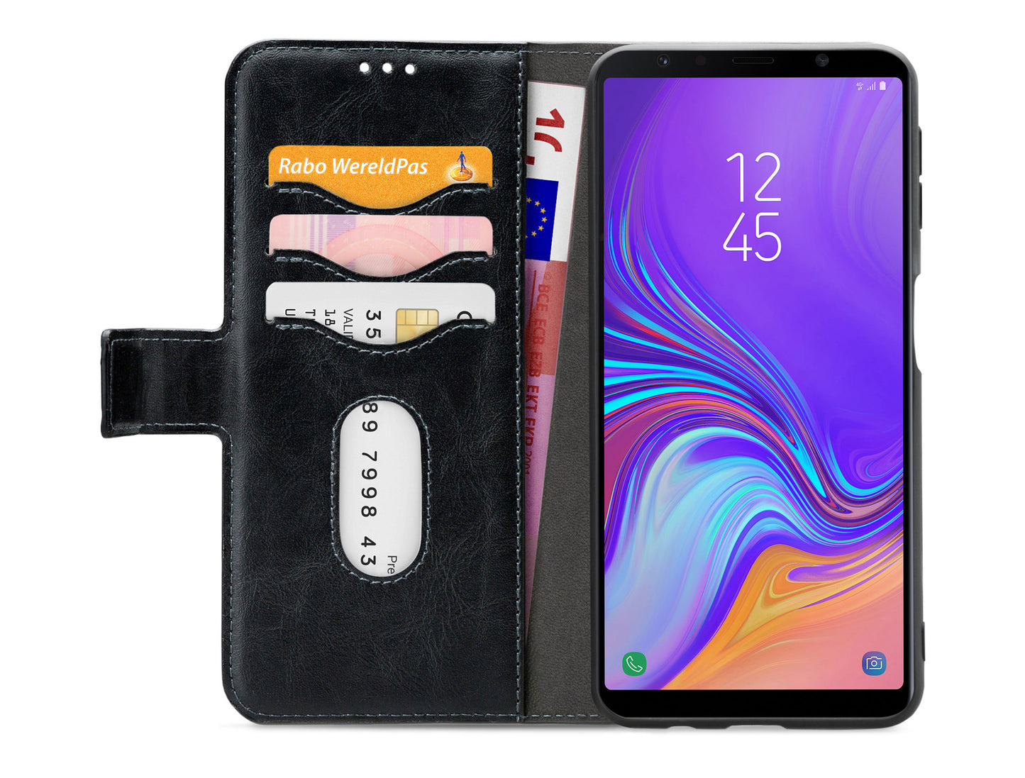 Mobilize 2In1 Gelly Wallet Case Samsung Galaxy A7 2018 Black