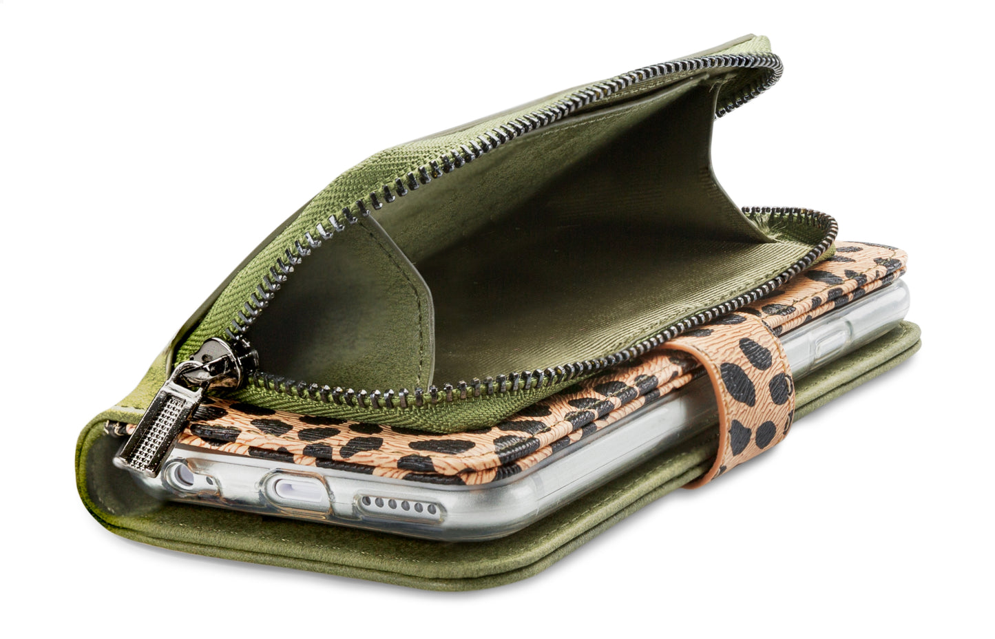 Mobilize 2In1 Gelly Zipper Case Apple Iphone 11 Pro Olive/Leopard