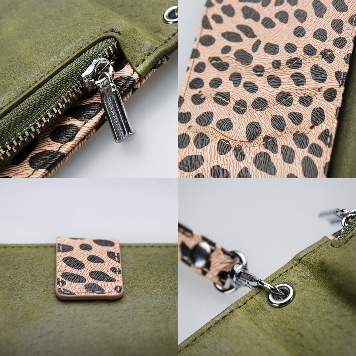 Mobilize 2In1 Gelly Zipper Case Apple Iphone 11 Pro Olive/Leopard