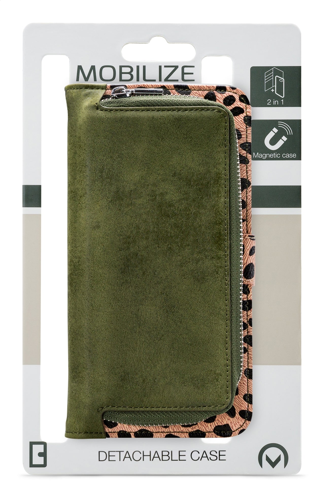 Mobilize 2In1 Gelly Zipper Case Apple Iphone 11 Pro Olive/Leopard