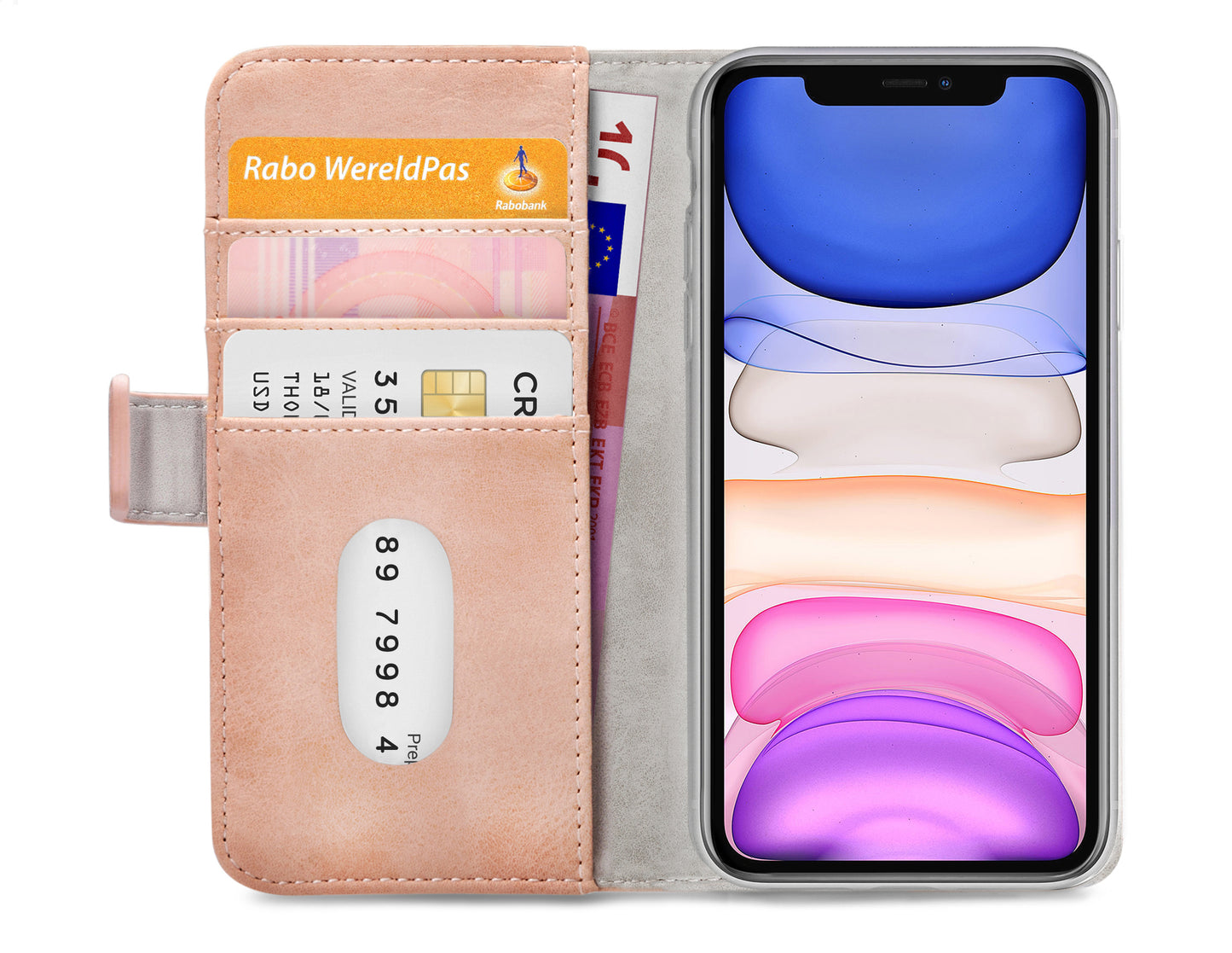 Mobilize Elite Gelly Wallet Book Case Apple Iphone 11 Soft Pink