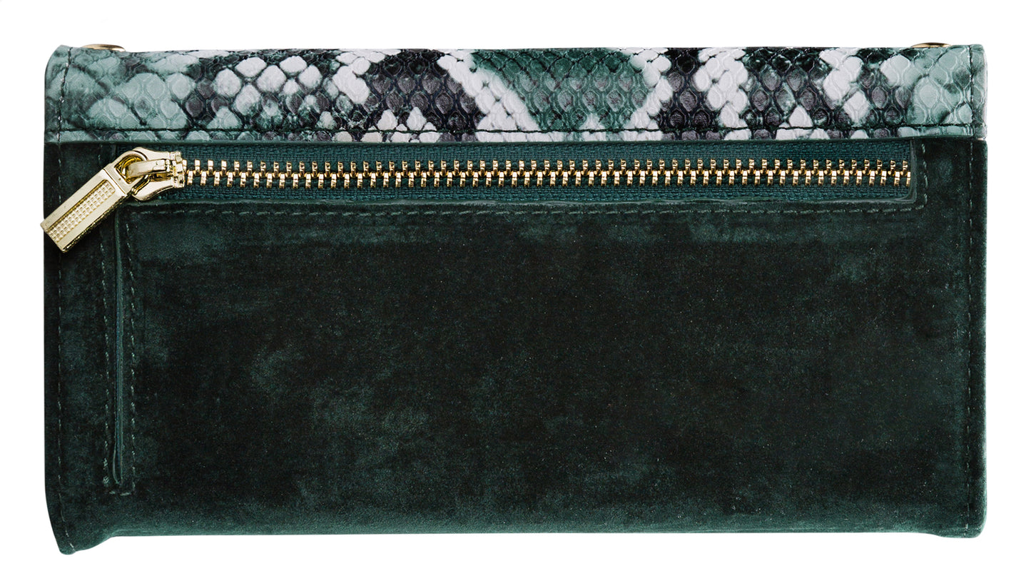 Mobilize 2In1 Gelly Velvet Clutch For Apple Iphone Xr Green Snake