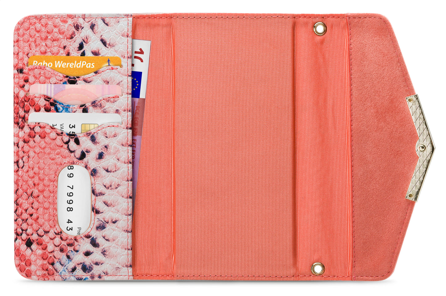 Mobilize 2In1 Gelly Velvet Clutch For Samsung Galaxy S10 Coral Snake