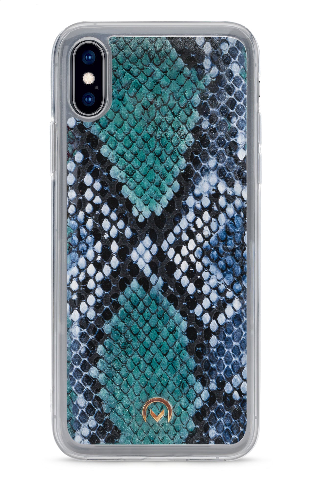 Mobilize 2In1 Gelly Velvet Clutch For Apple Iphone X/Xs Royal Blue Snake