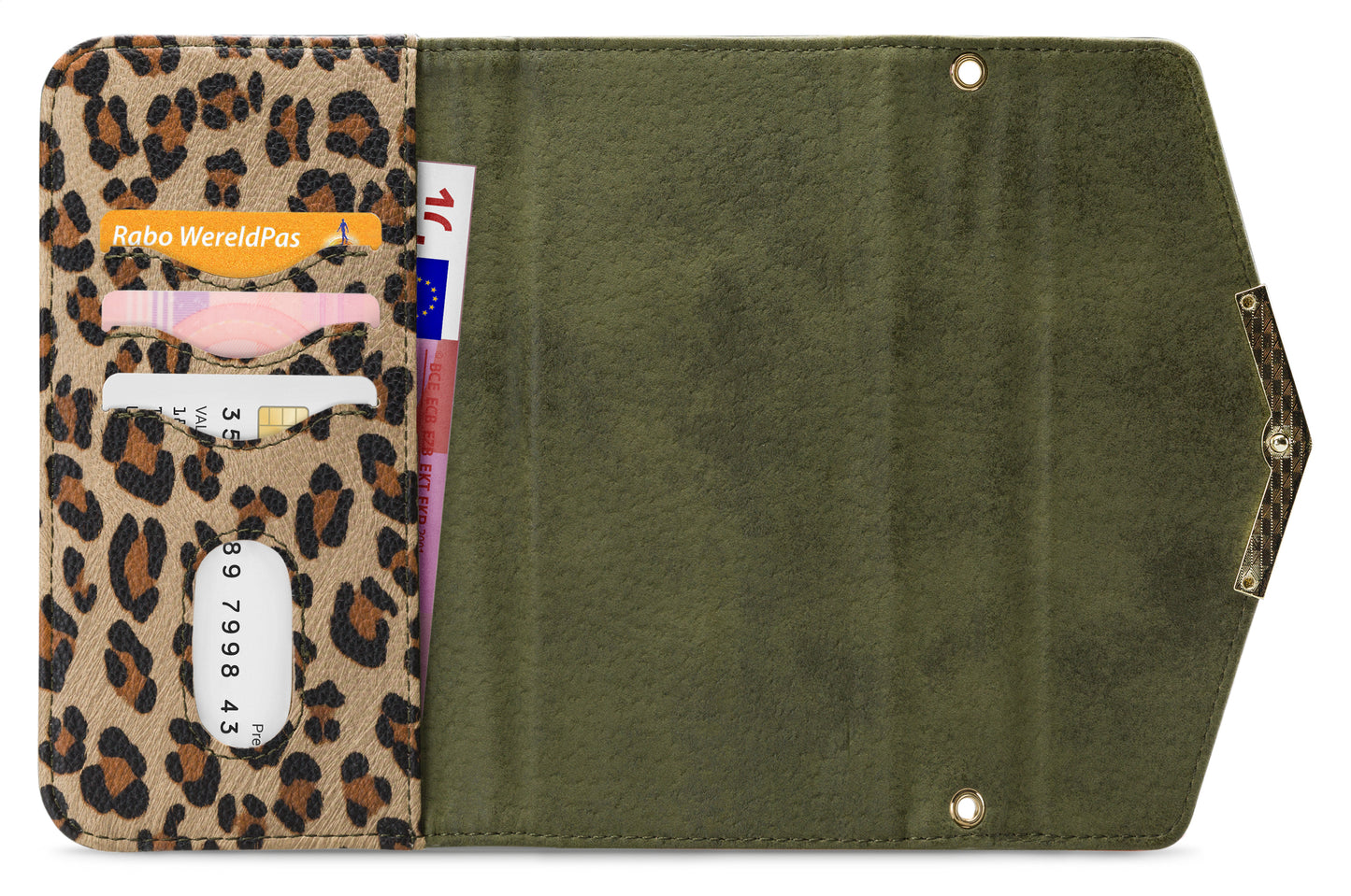 Mobilize 2In1 Gelly Clutch For Samsung Galaxy A40 Green Leopard