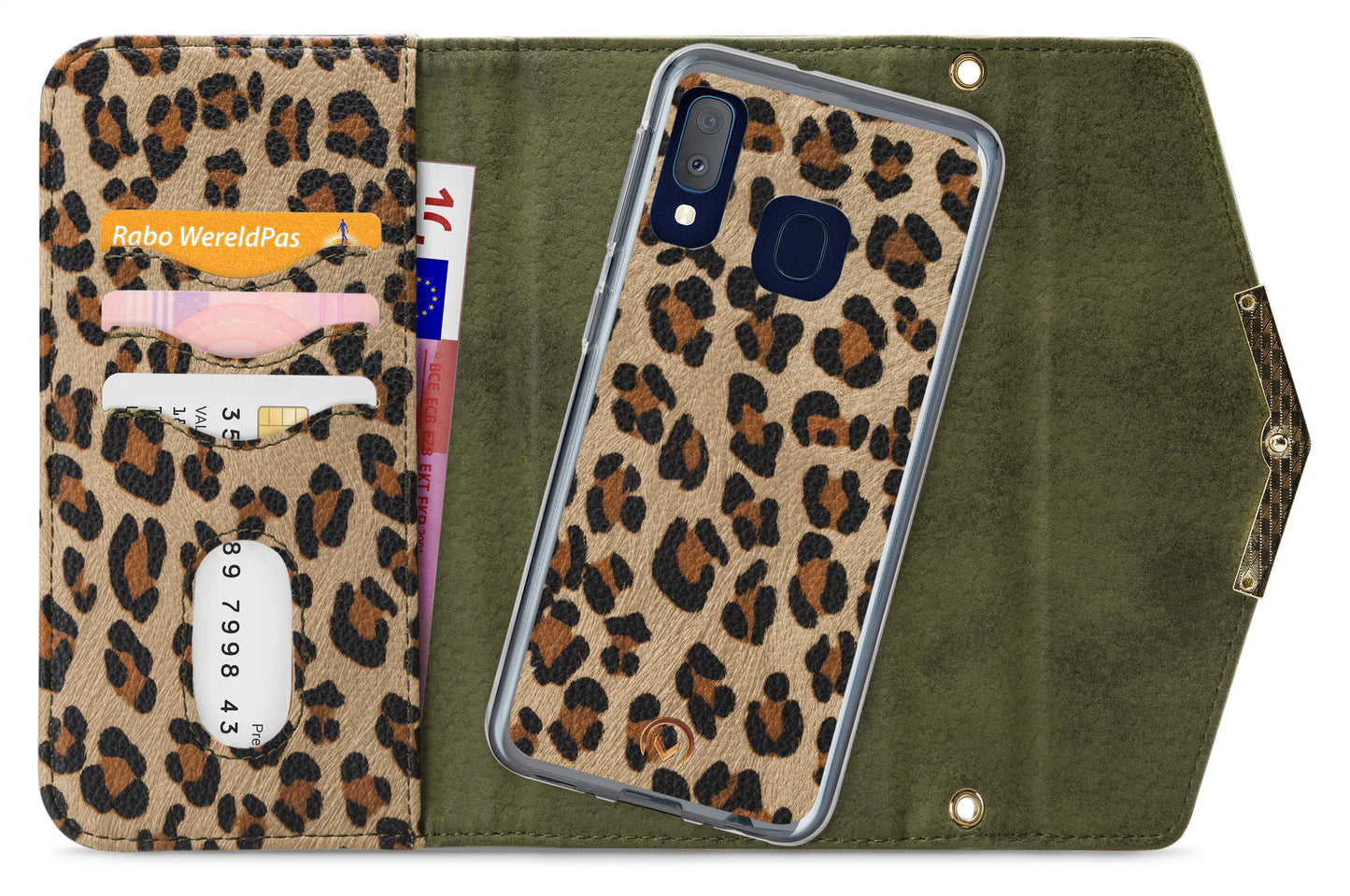 Mobilize 2In1 Gelly Clutch For Samsung Galaxy A20E Green Leopard