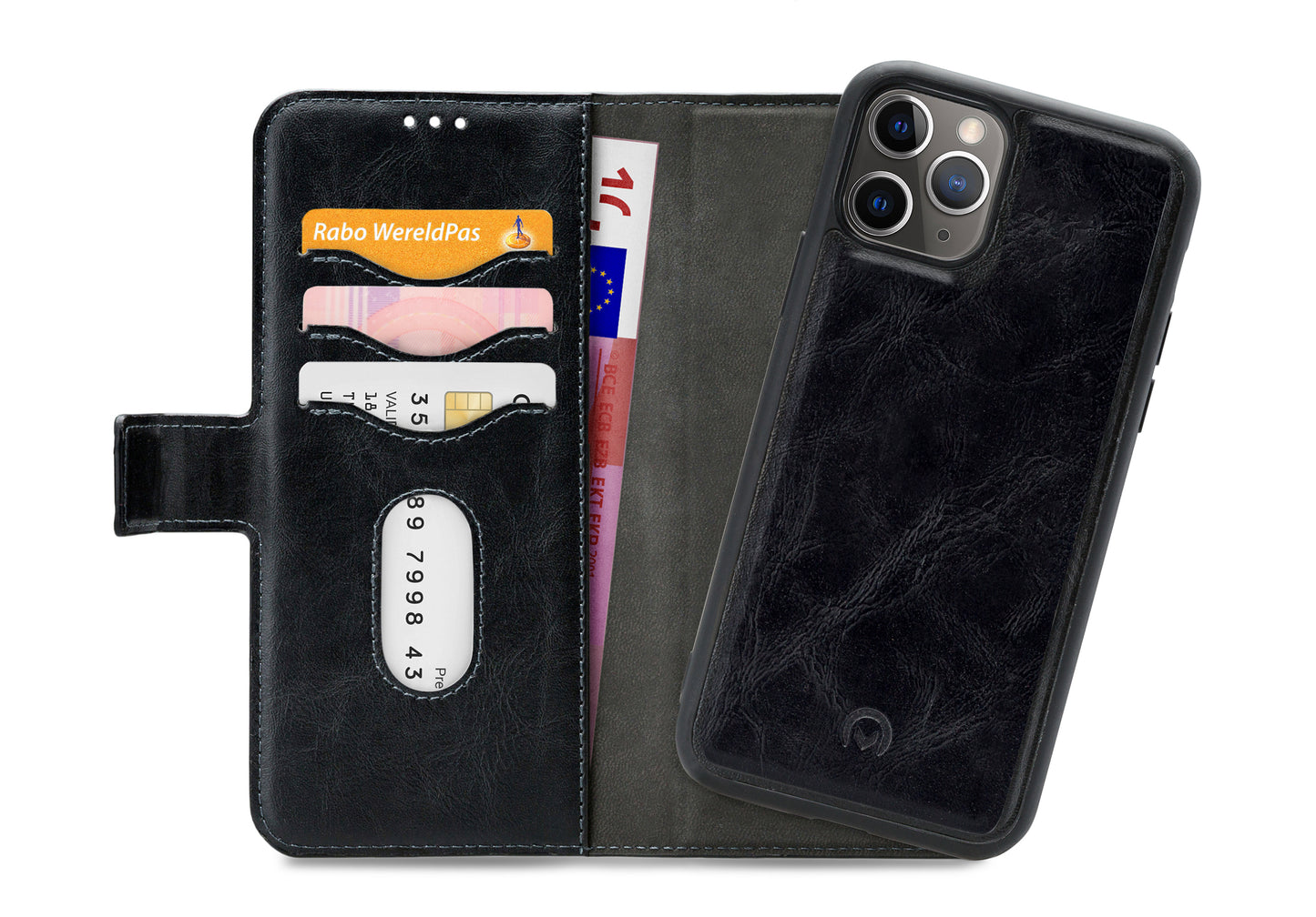 Mobilize 2In1 Gelly Wallet Case Apple Iphone 11 Pro Max Black