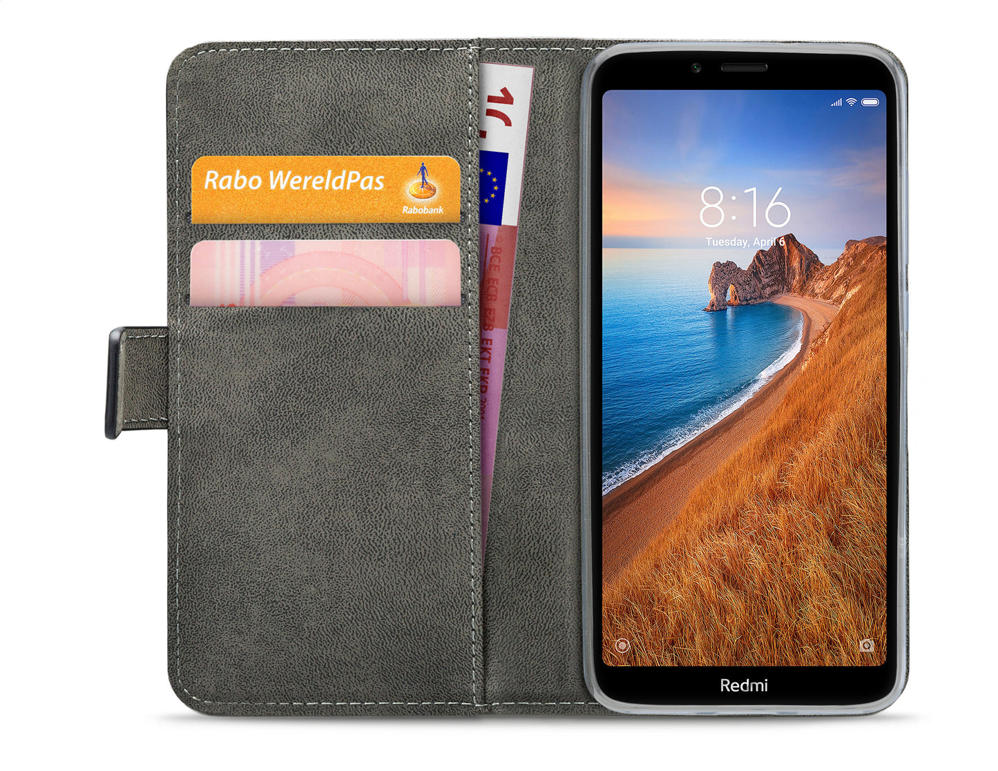 Mobilize Classic Gelly Wallet Book Case Xiaomi Redmi 7A Black