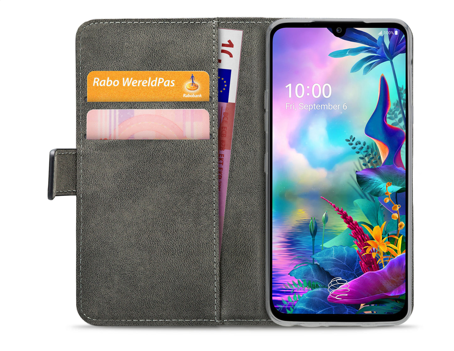 Mobilize Classic Gelly Wallet Book Case Lg G8X Thinq Black