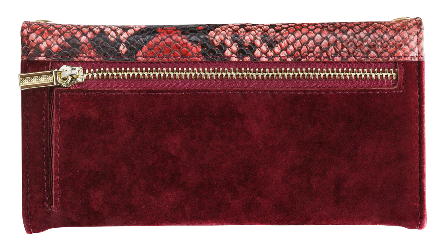 Mobilize 2In1 Gelly Velvet Clutch For Apple Iphone 6 Plus/6S Plus/7 Plus/8 Plus Red Snake