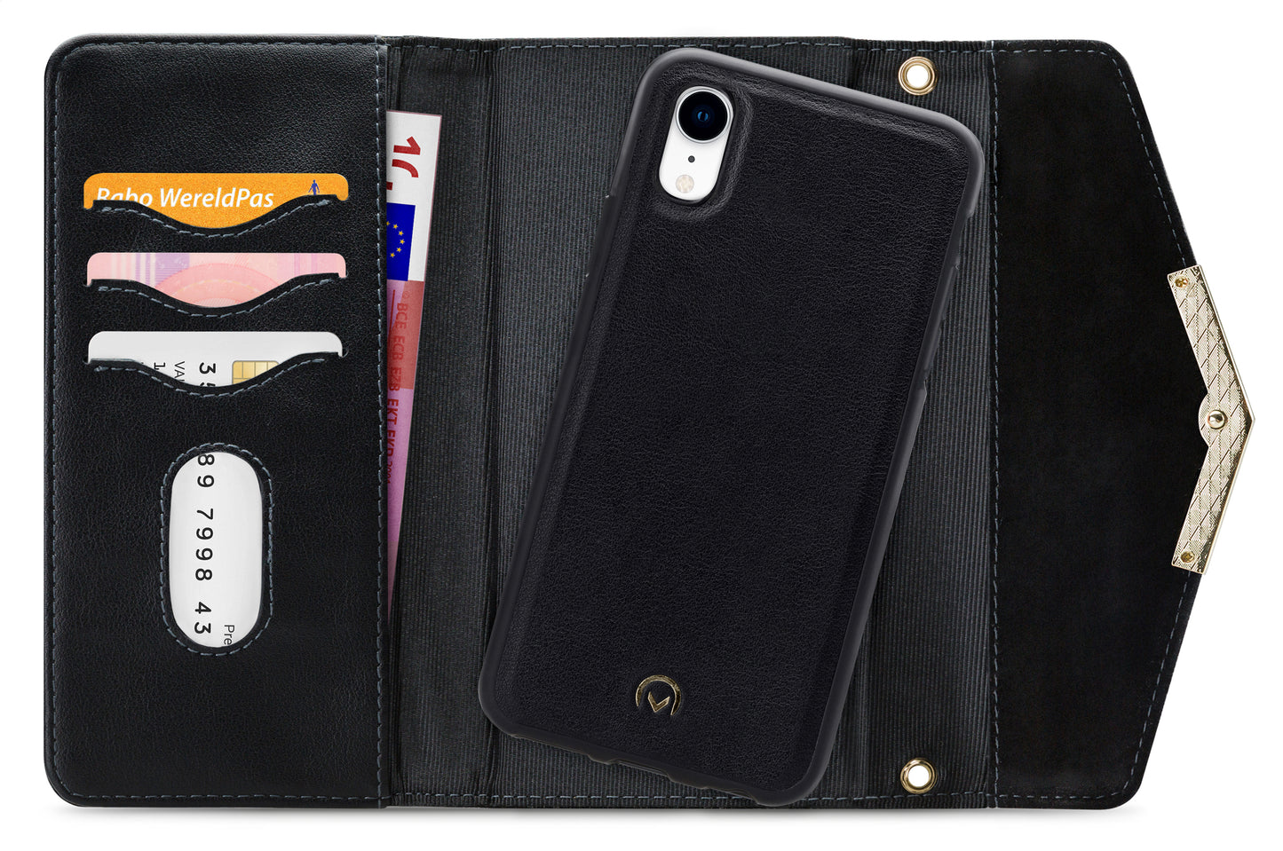 Mobilize 2In1 Gelly Velvet Clutch For Apple Iphone Xr Deep Black