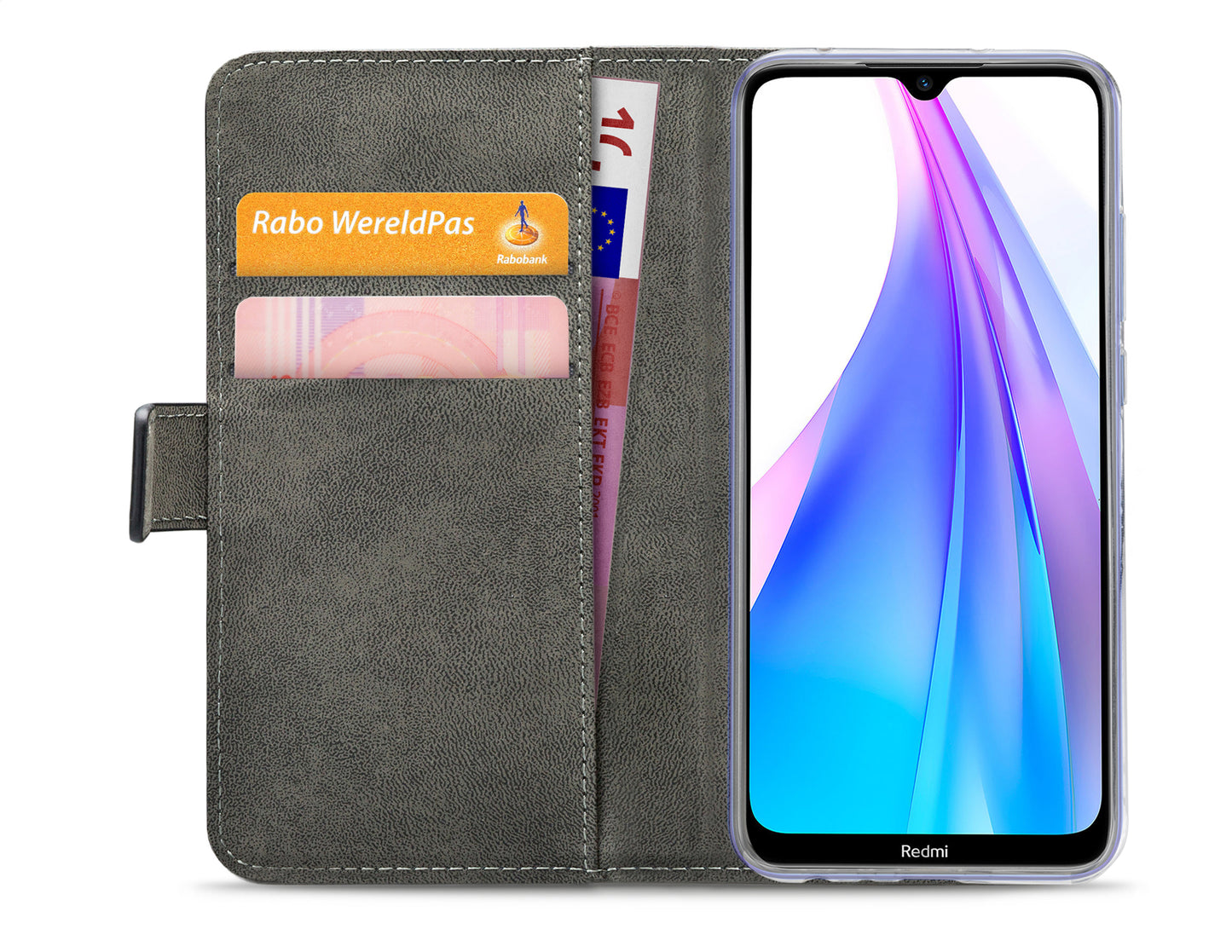 Mobilize Classic Gelly Wallet Book Case Xiaomi Redmi Note 8T Black