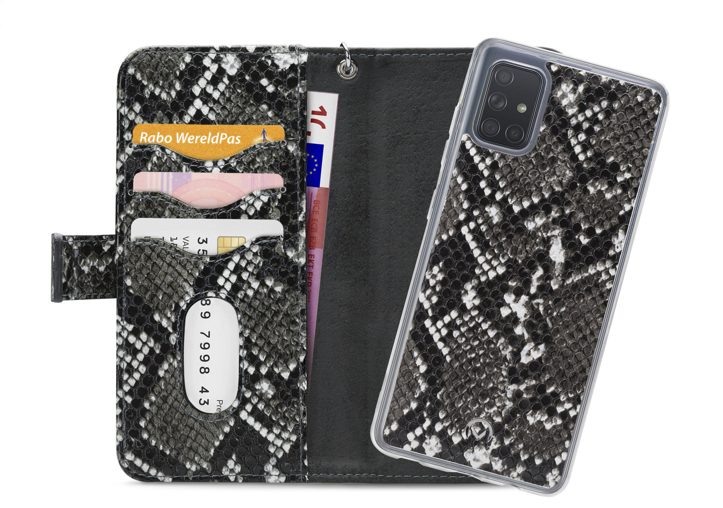Mobilize 2In1 Gelly Zipper Case Samsung Galaxy A71 Black/Snake
