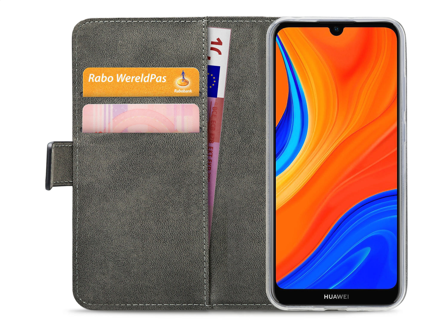 Mobilize Classic Gelly Wallet Book Case Huawei Y6S (2019) Black