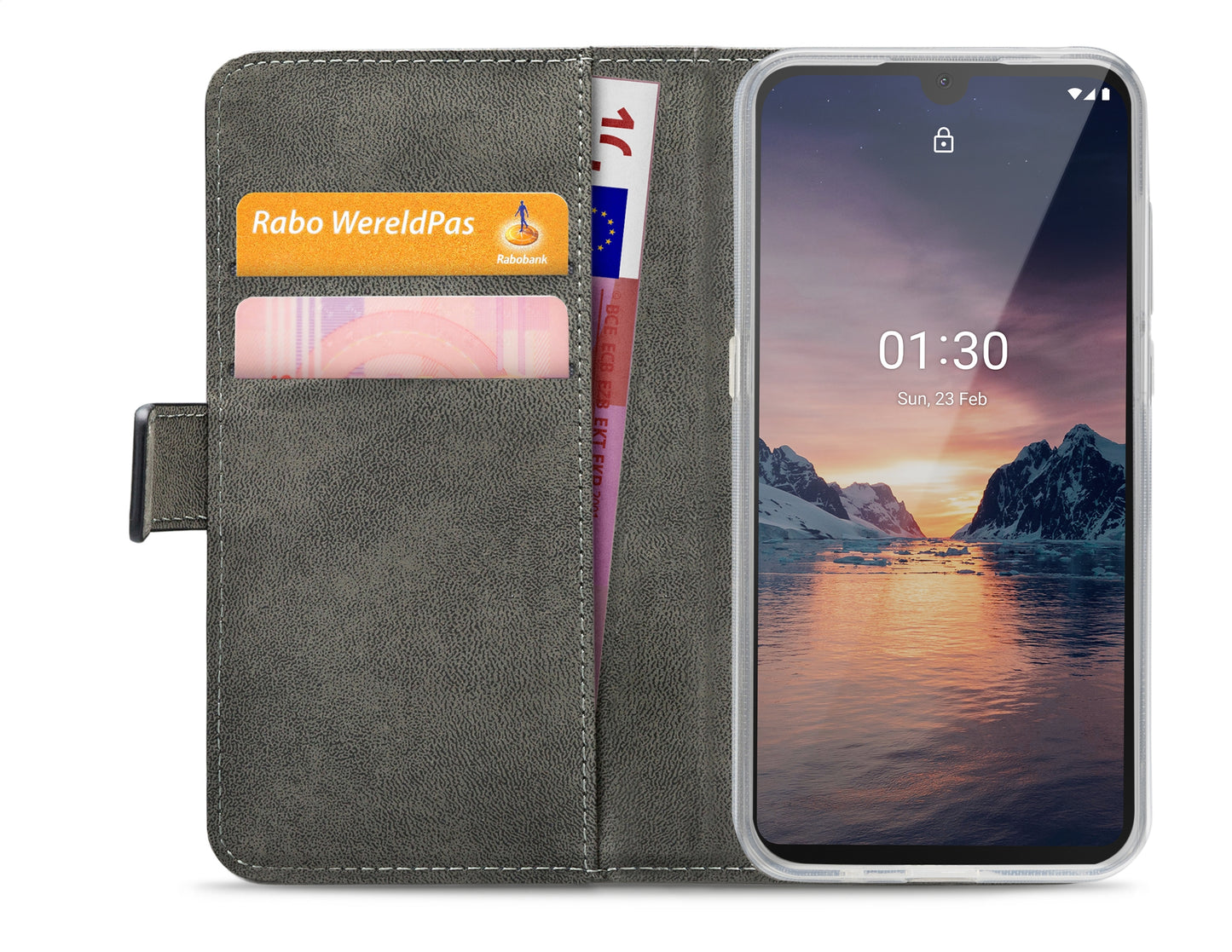Mobilize Classic Gelly Wallet Book Case Nokia 1.3 Black